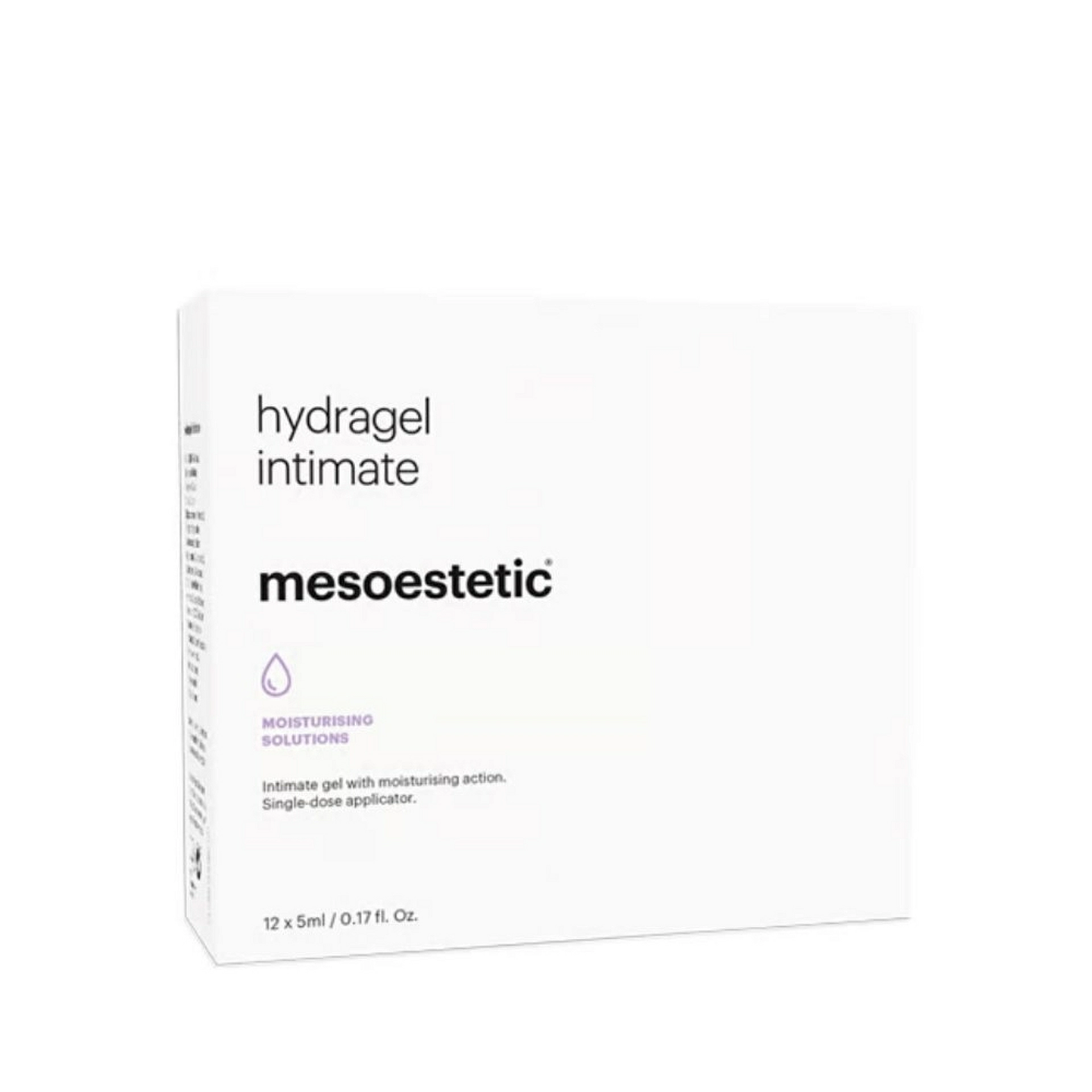 hydragel intimate | gel íntimo 12x5ml - moisturising solutions - mesoestetic ®