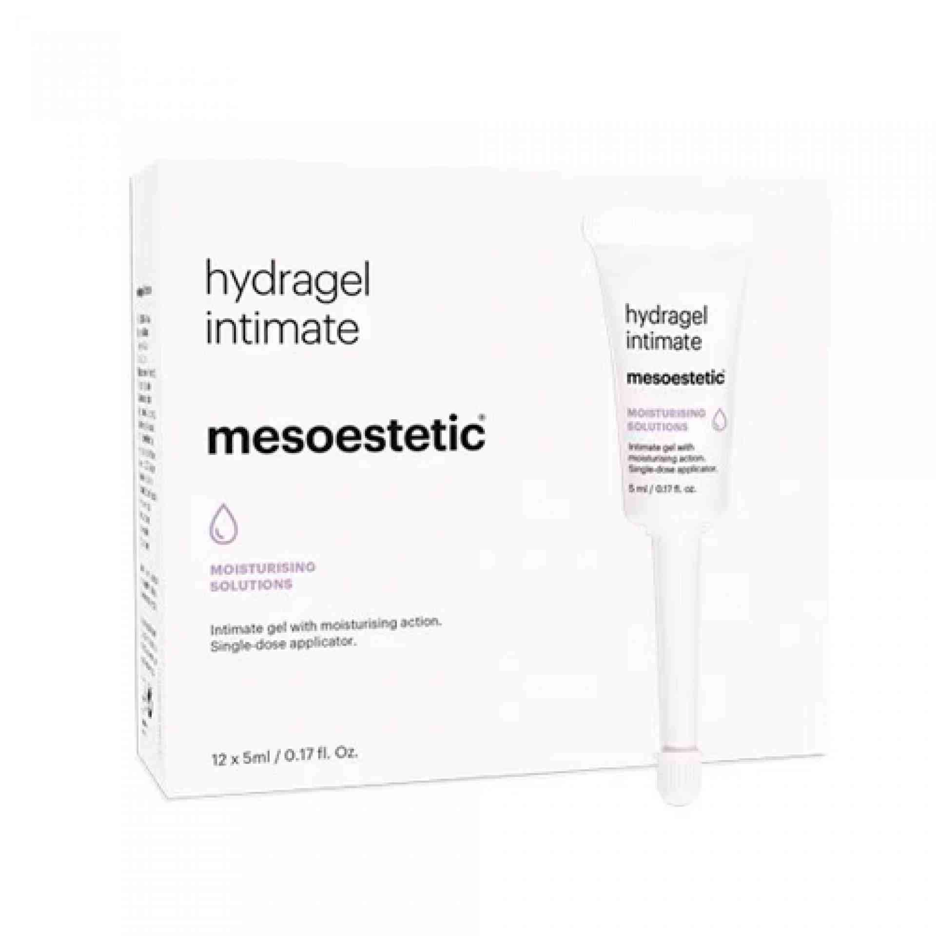 hydragel intimate | gel íntimo 12x5ml - moisturising solutions - mesoestetic ®