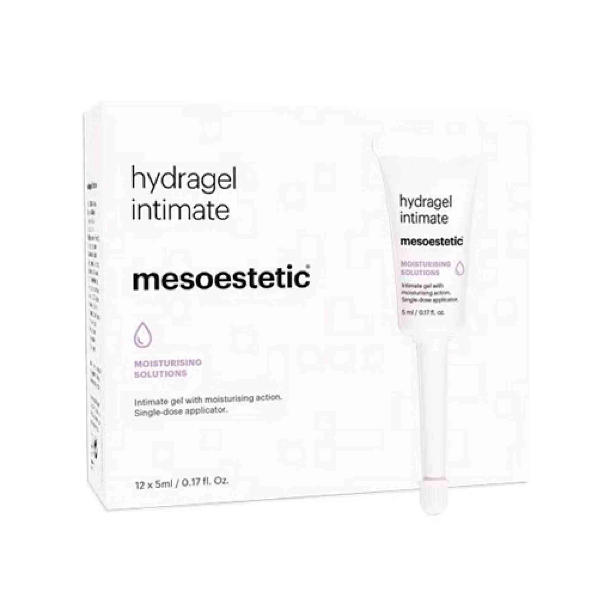 hydragel intimate | gel íntimo 12x5ml - moisturising solutions - mesoestetic ®