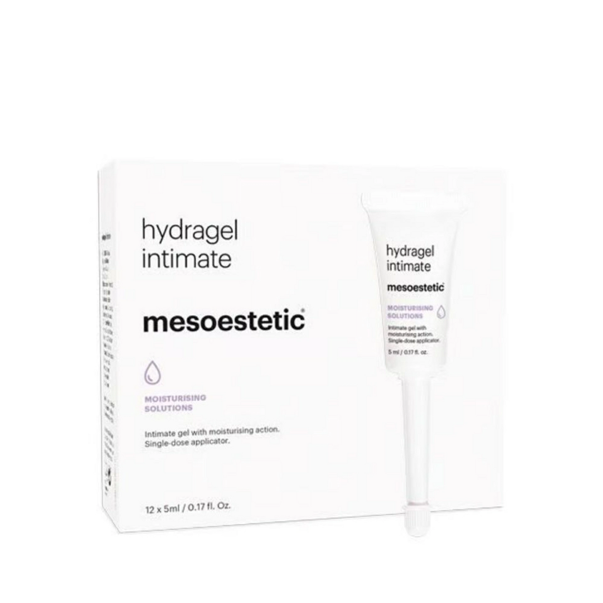 hydragel intimate | gel íntimo 12x5ml - moisturising solutions - mesoestetic ®