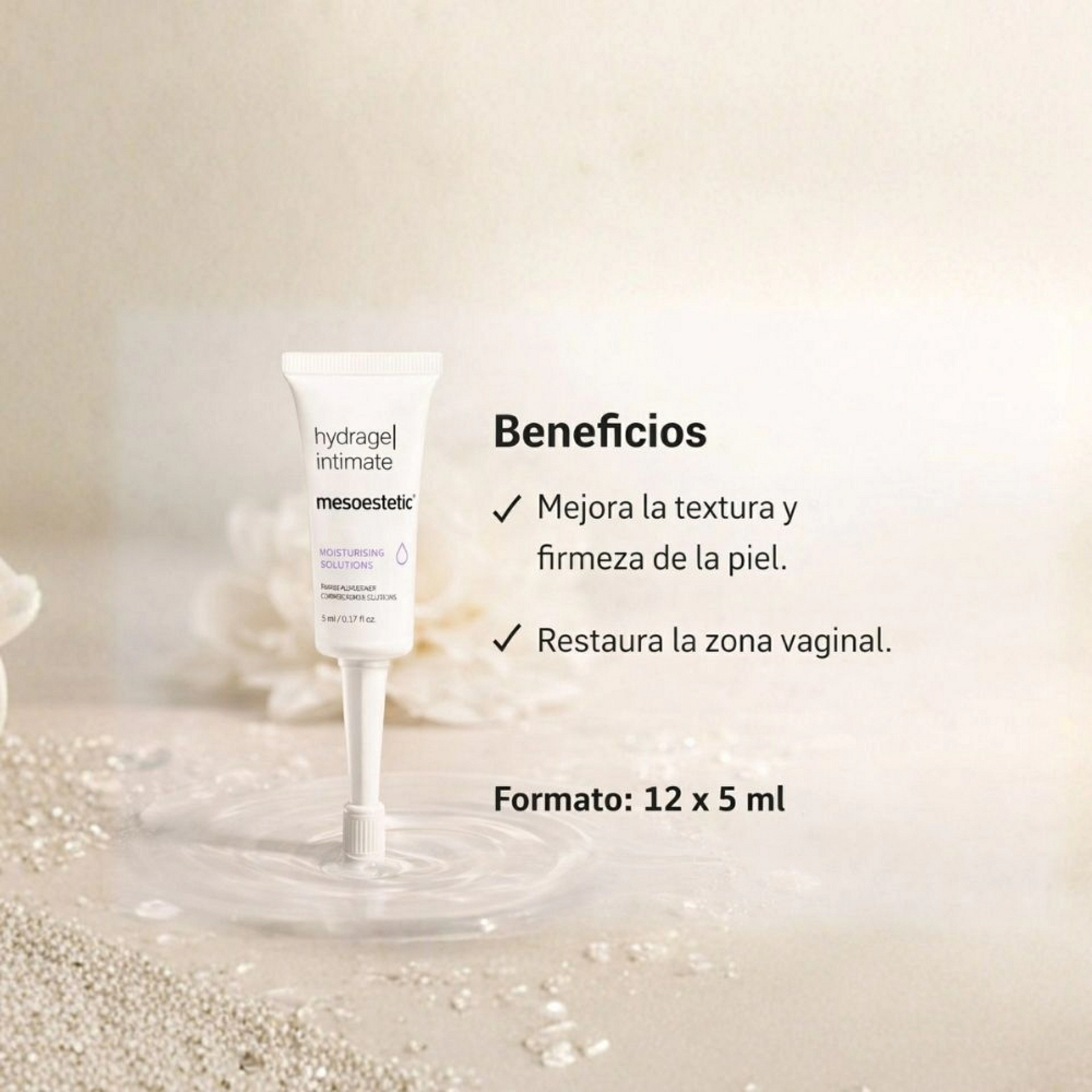 hydragel intimate | gel íntimo 12x5ml - moisturising solutions - mesoestetic ®