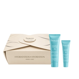 Hydratation Source Marine | Crème Fondante Hydratante 30ml + Soin Défroissant Regard 10ml - Source Marine - Thalgo ®
