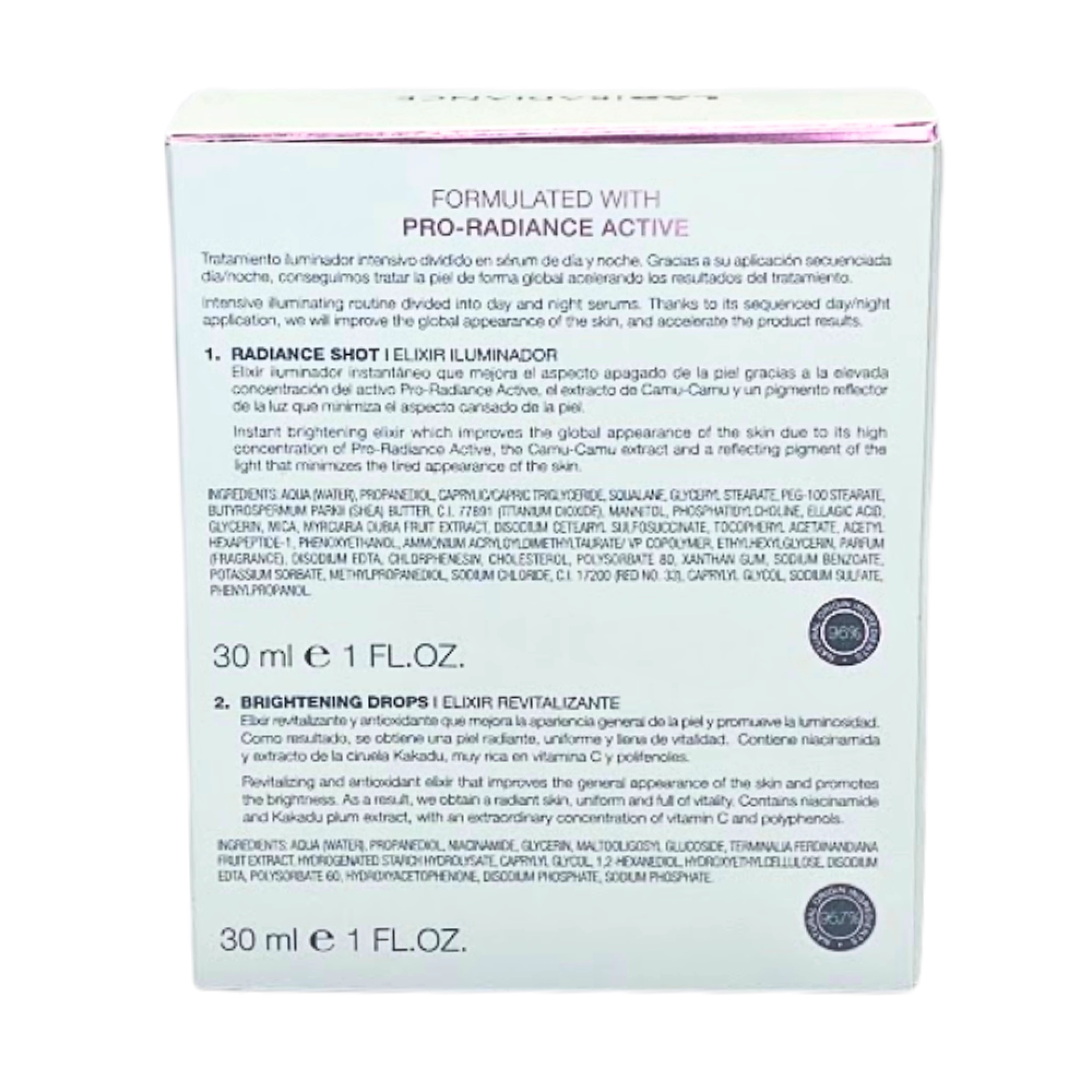 Instant Glow Beauty | Sérum iluminador/revitalizante 2x30ml - Lab Radiance - Bruno Vassari ®