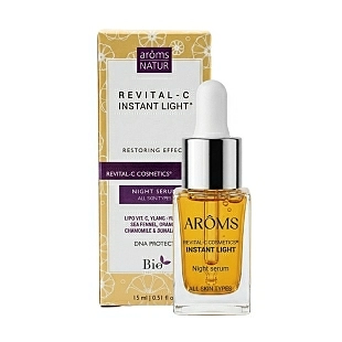 Instant Light Natural Serum | Serum reparador 15ml - Revital-C Antiox & Radiance - Arôms Natur ®