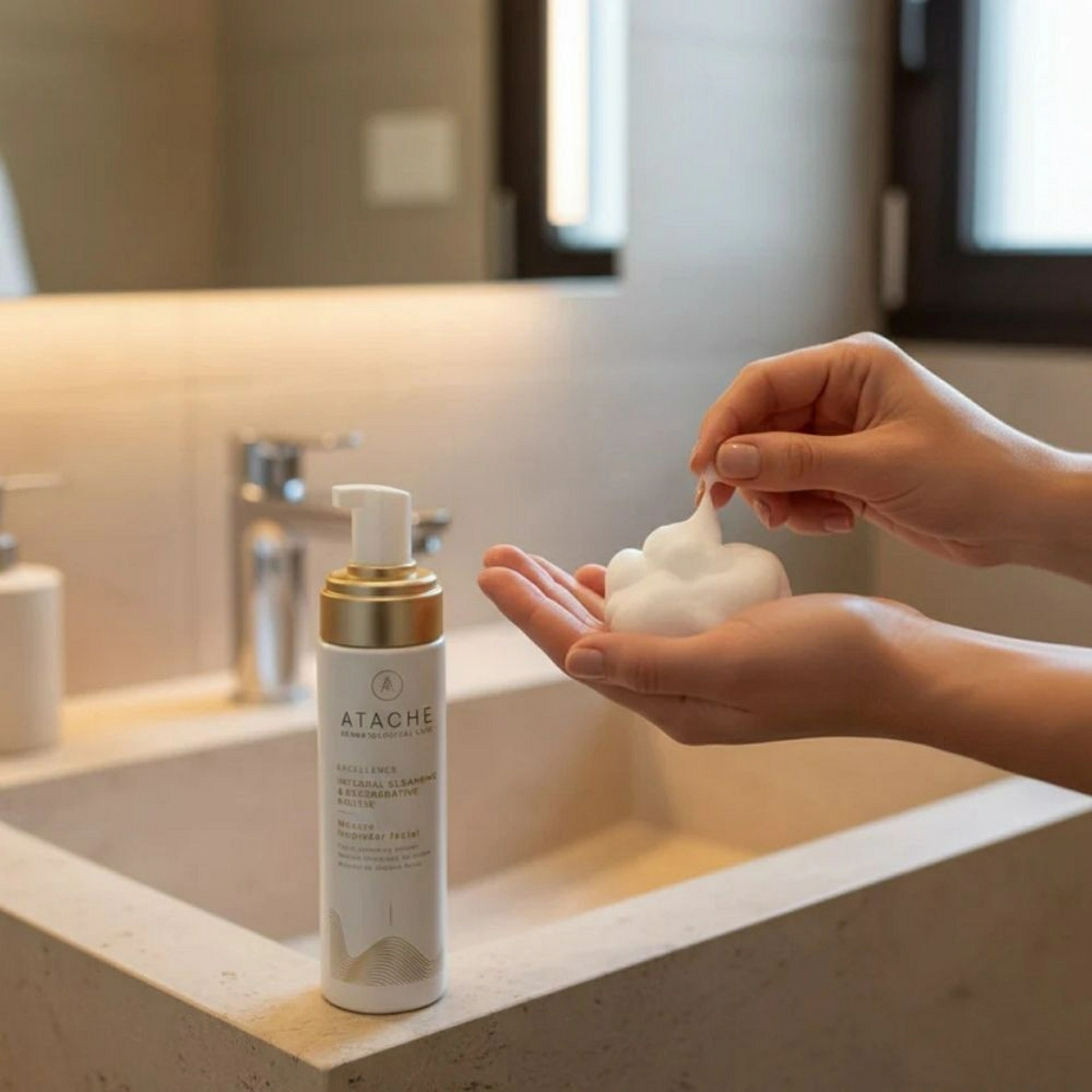 Integral Cleansing & Regenerative Mousse | Mousse limpiador - Excellence - Atache ®