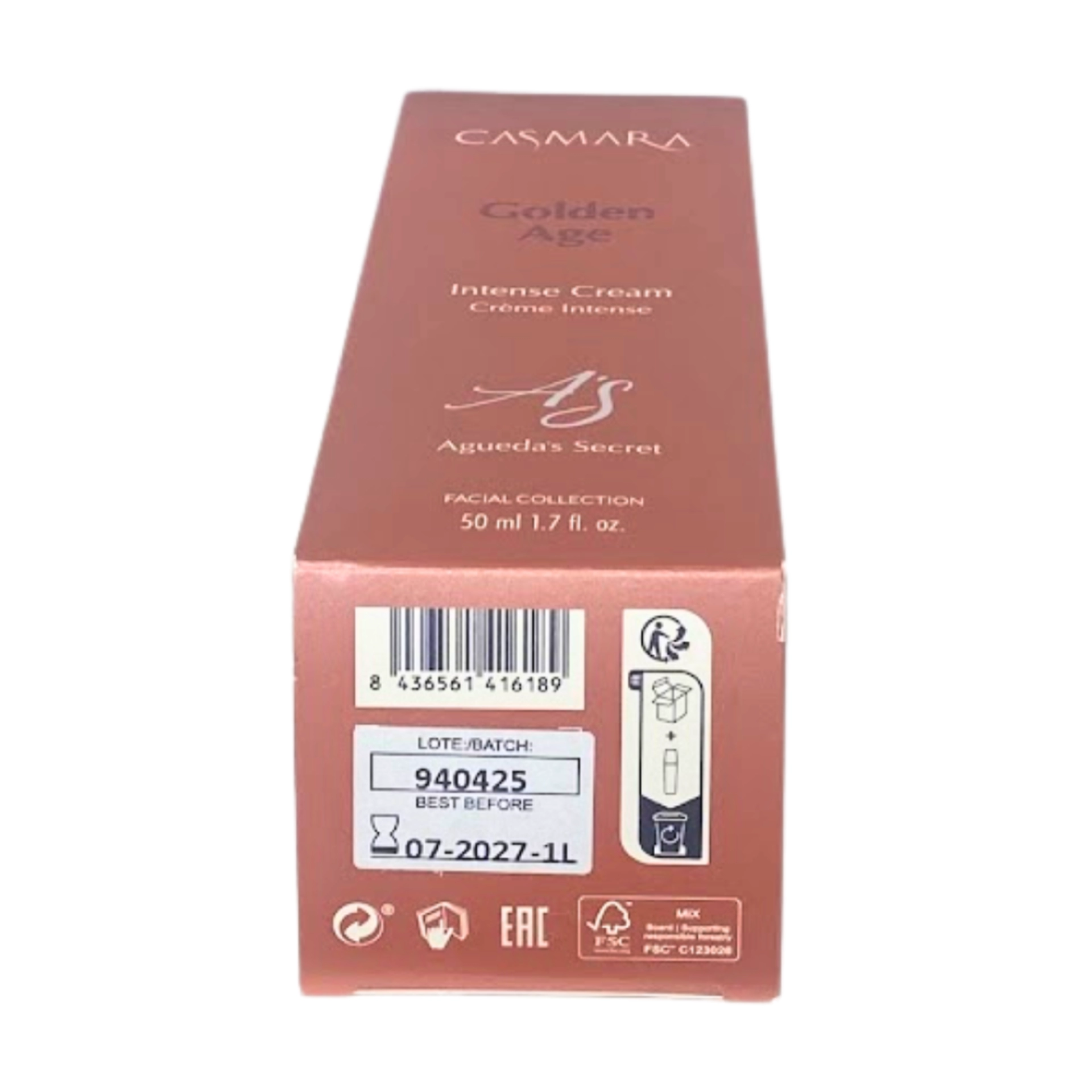 Intense Cream | Crema nutritiva antiedad 50ml - Golden Age - Casmara ®