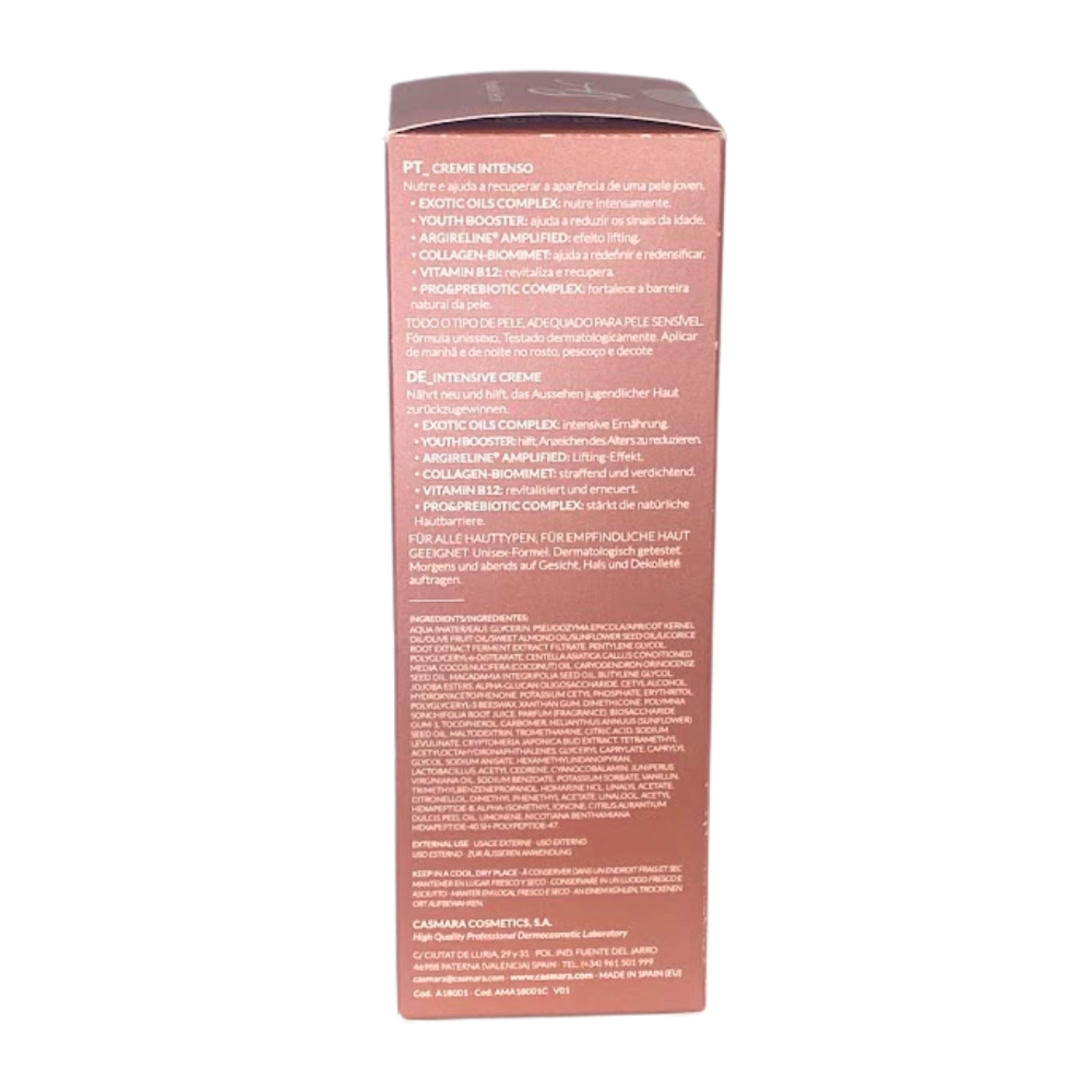 Intense Cream | Crema nutritiva antiedad 50ml - Golden Age - Casmara ®