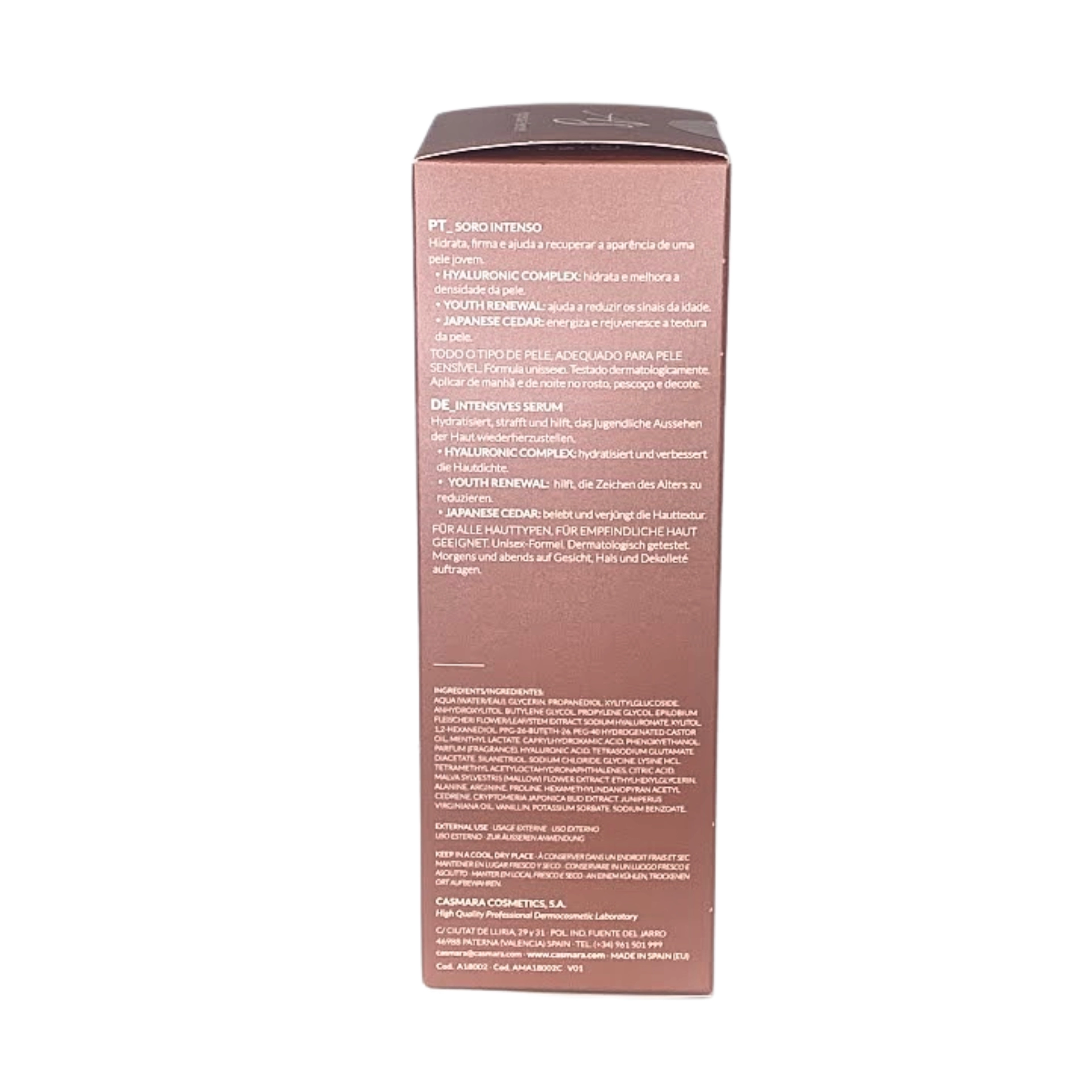 Intense Serum | Serum hidratante y reafirmante 50ml - Golden Age - Casmara ®