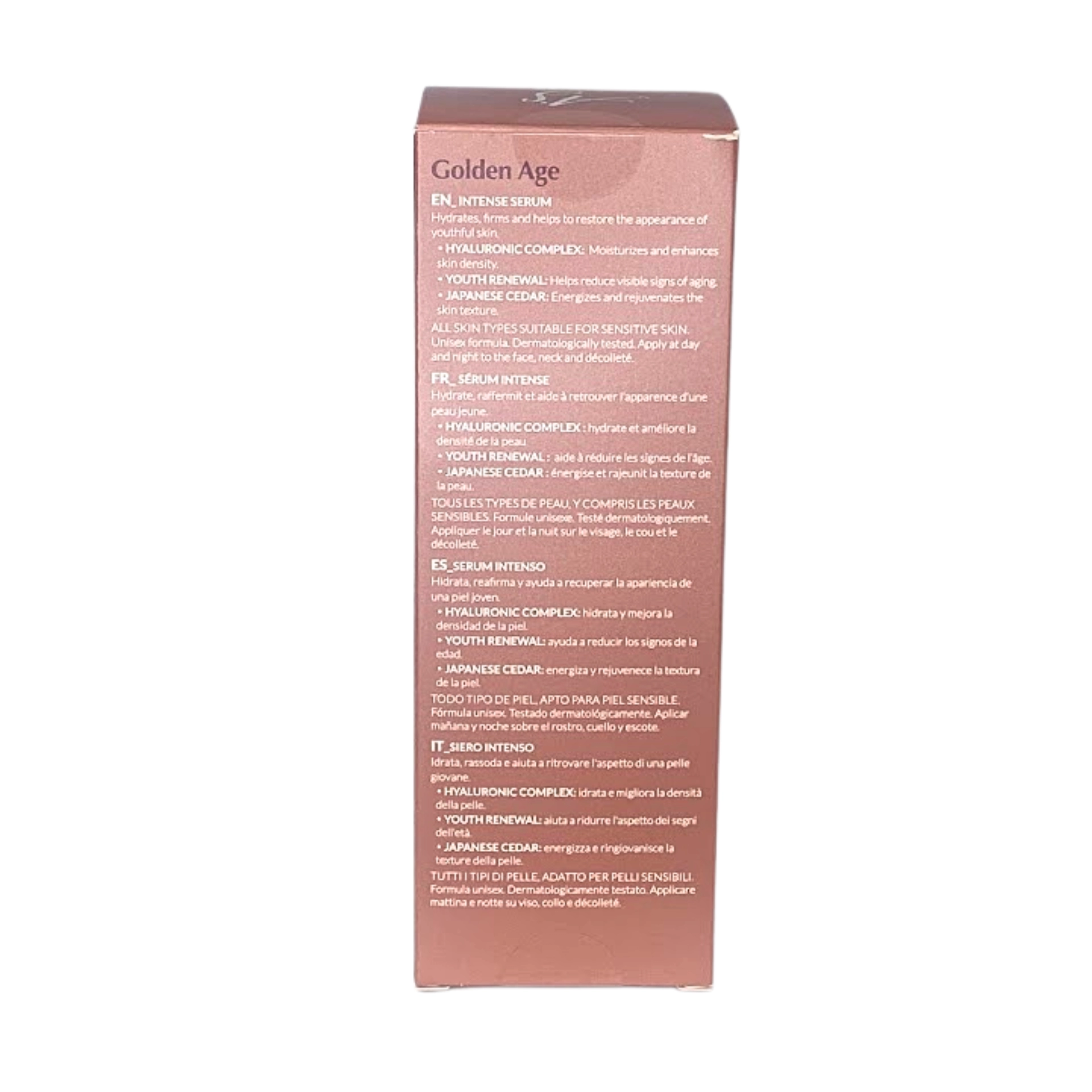 Intense Serum | Serum hidratante y reafirmante 50ml - Golden Age - Casmara ®