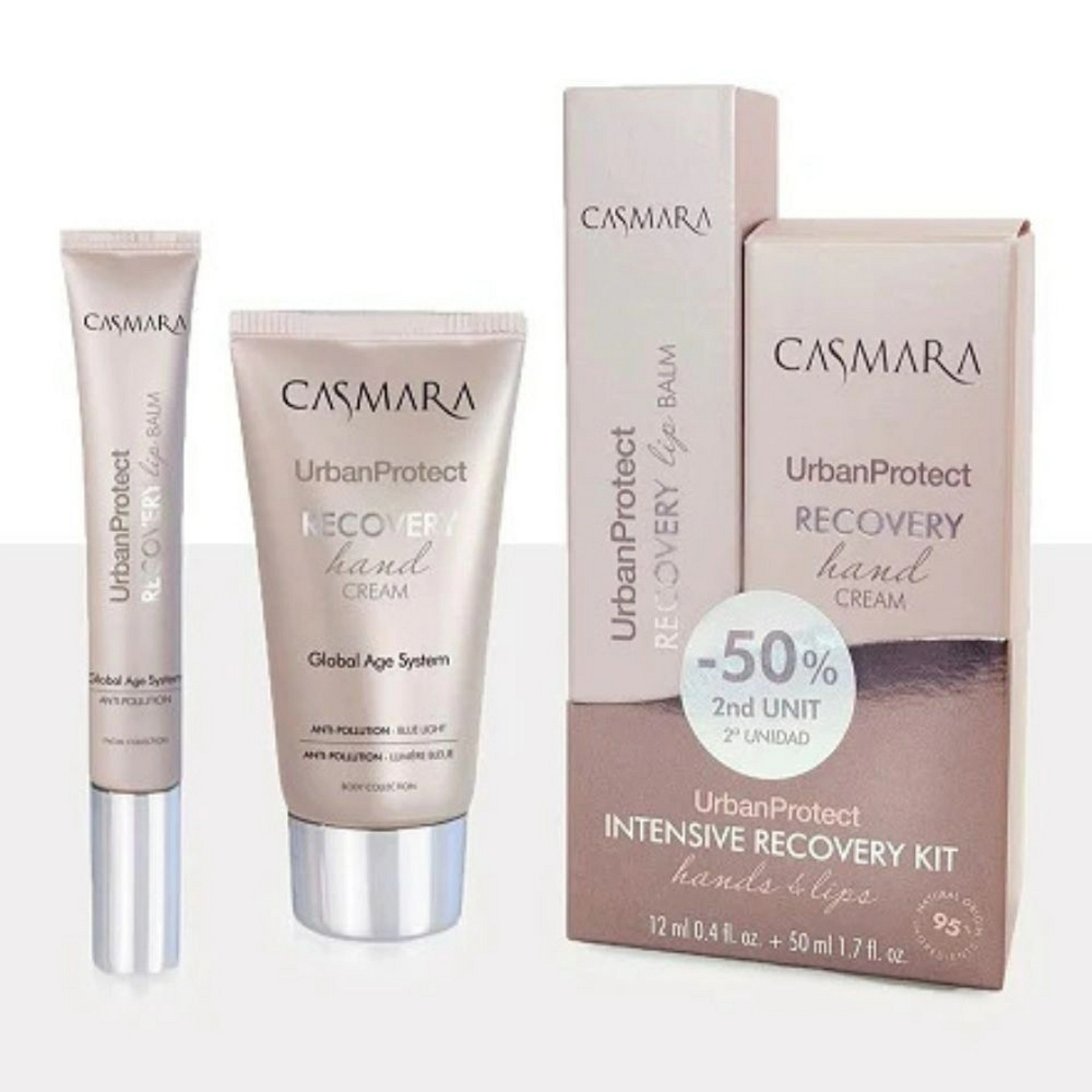 Intensive Recovery Kit | Tratamiento multifunción manos y labios - Casmara ®
