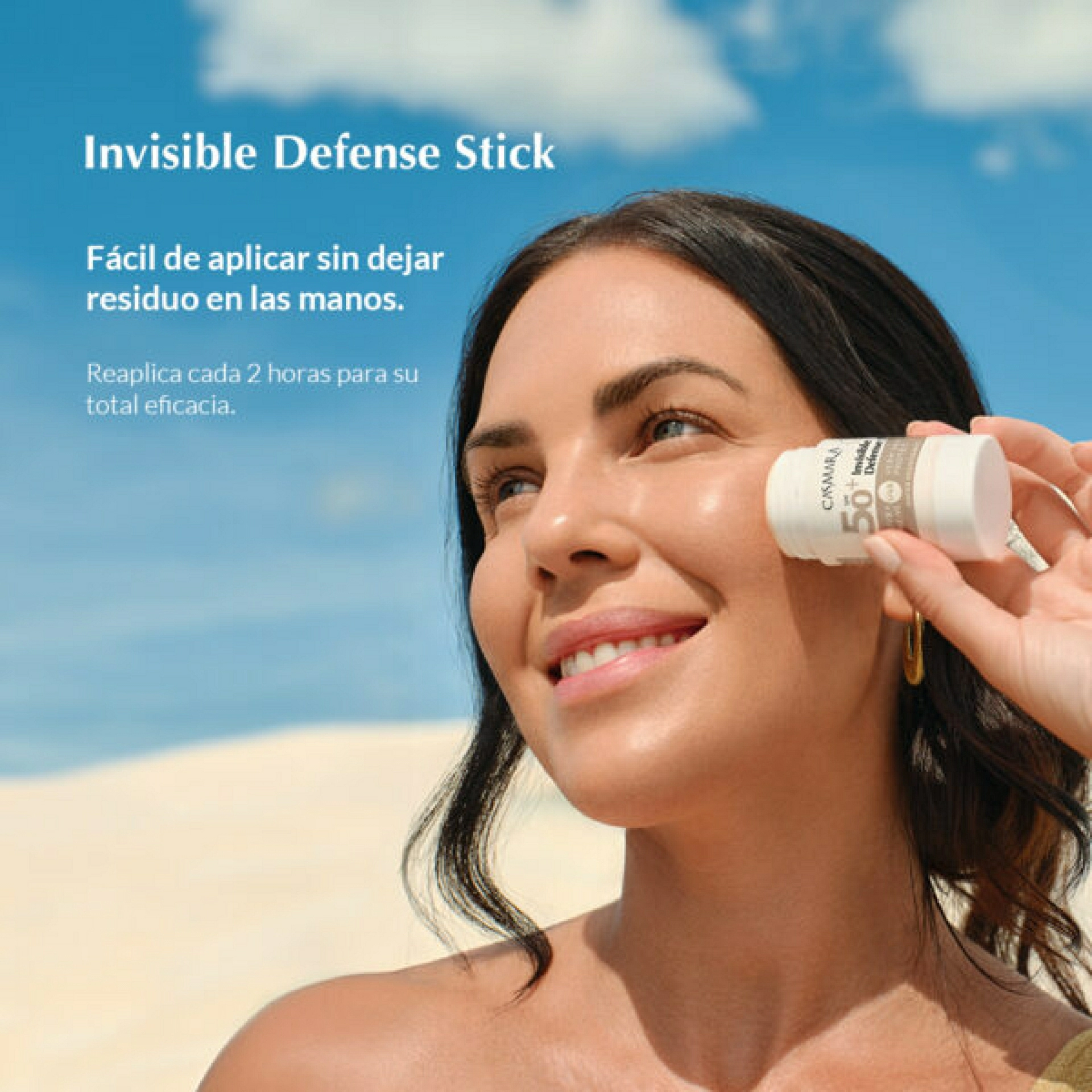 Invisible Defense Stick SPF50+ | Stick solar invisible 30g - Casmara ®