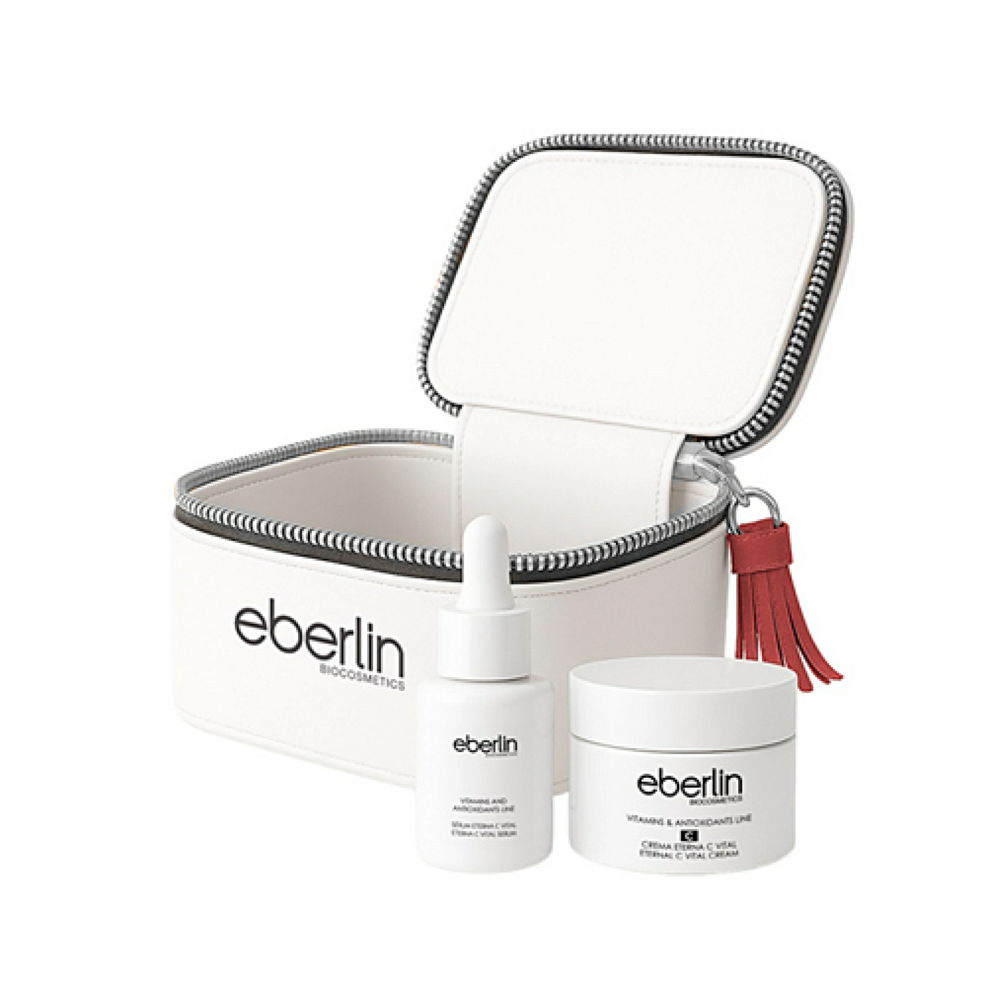 Joyero Eterna C 2025 | Sérum Eterna C Vital 30 ml + Crema Eterna C Vital 50 ml - Eberlin ®
