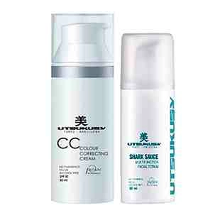 KIT BB GLOW COLOR CLARO | Crema CC 50ml + Serum Shark Sauce 30ml - Utsukusy ®