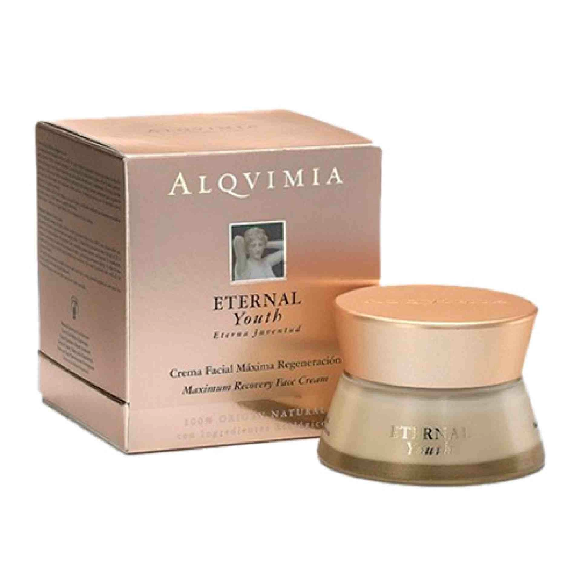 Kit: Crema 50ml, Agua 30ml y Aceite 30ml | Cofre tratamiento facial - Eternal Youth - Alqvimia ®