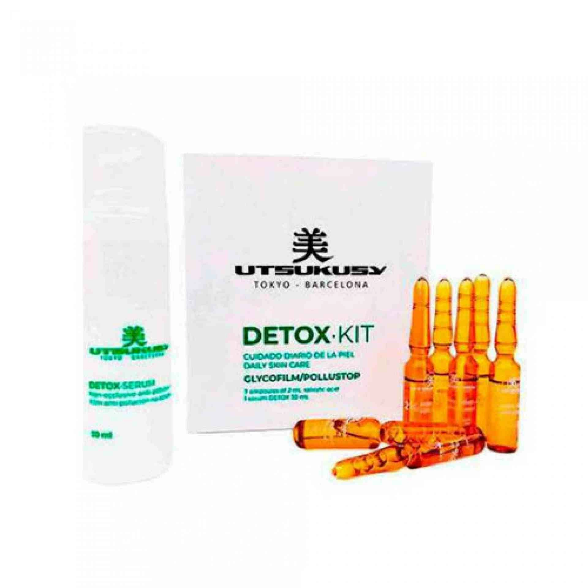 Kit Detox | 7ampollas x 2ml ácido salicílico 2% + Serum Detox - Utsukusy ®