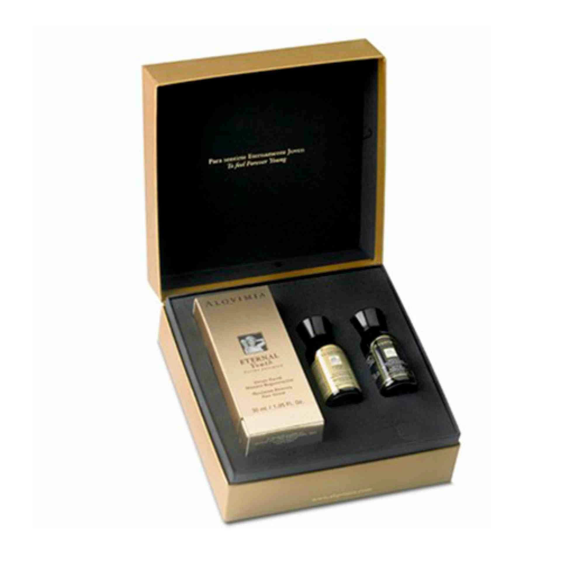 Kit: Sérum 30ml, Tónico 30ml y Aceite 30ml | Cofre tratamiento facial -  Eternal Youth - Alqvimia ®