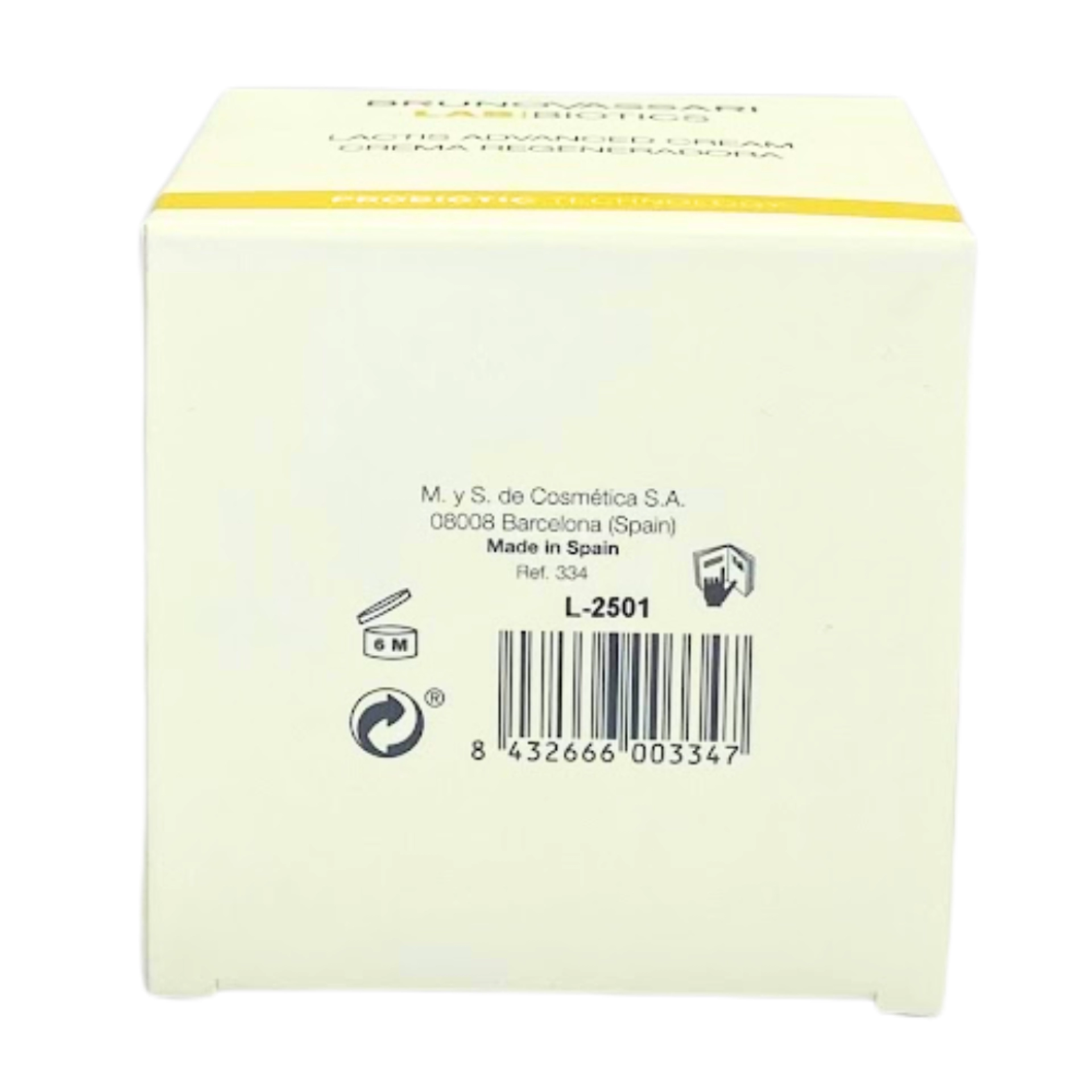 Lactis Advanced Cream | Crema regeneradora 50ml - Lab Biotics - Bruno Vassari ®