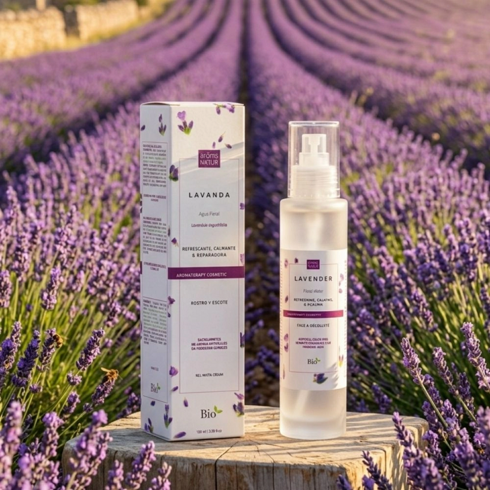 Lavanda | Agua floral refrescante 100ml - Hidrolatos - Arôms Natur ®