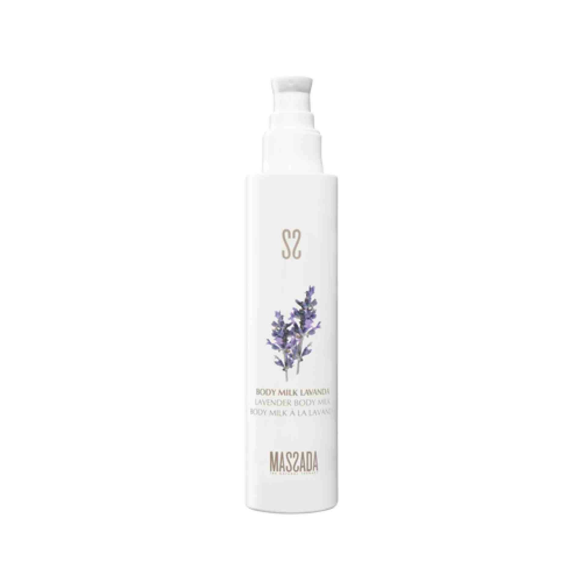 Lavender Body Milk | Leche corporal para piel sensible de lavanda 200ml - Massada ®