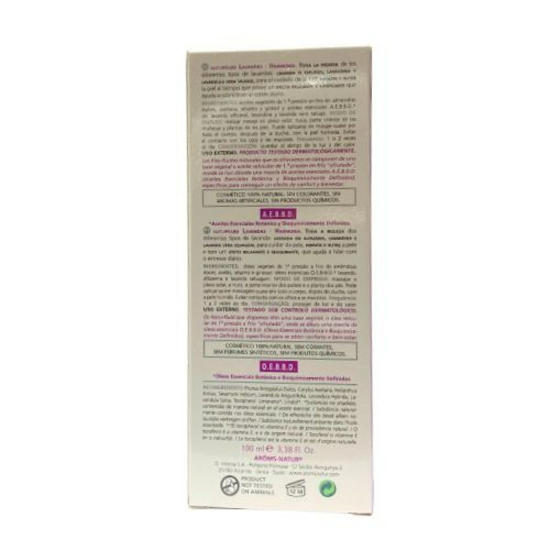 Lavenders | Aceite relajante de lavanda 100ml - Naturfluid Concentrate - Arôms Natur ®