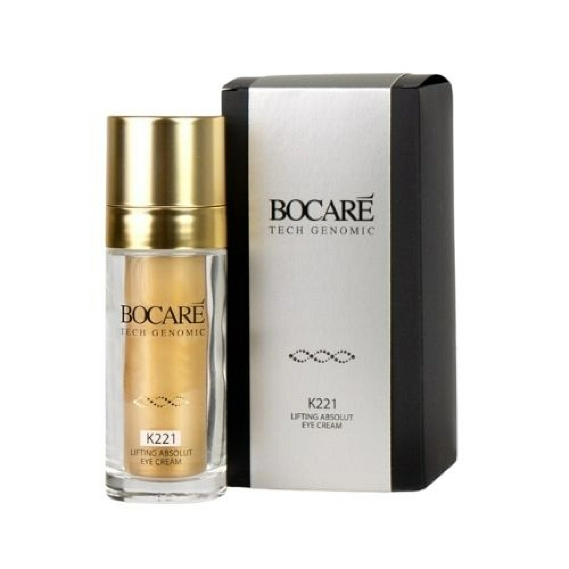 Lifting Absolut Eye Cream K 221 | Contorno de ojos con vitamina K 30 ml – Platinum – Bocaré Tech Genomic ®
