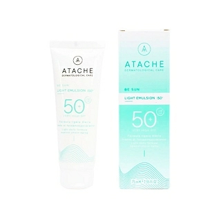 Light Emulsion SPF50+ | Emulsión solar facial suave 75ml - Be Sun - Atache ®