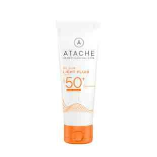 Light Fluid SPF 50+ | Protector solar para cara, cuello y escote 50ml - Be Sun - Atache ®