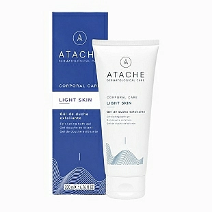 Light Skin | Gel de ducha y exfoliante corporal 200 ml - Corporal Care  - Atache ®