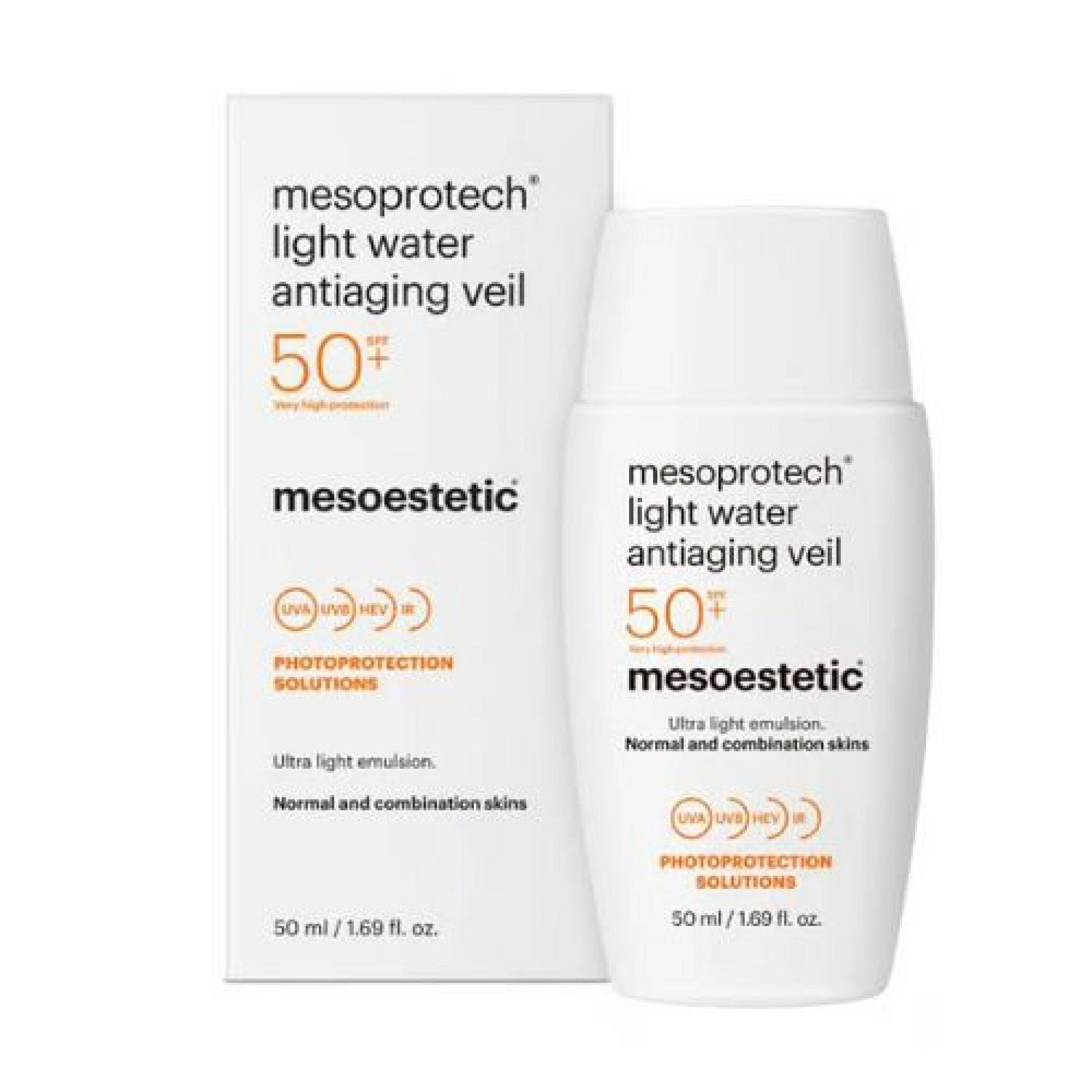 Light Water Antiaging Veil | Emulsión Solar Ligera  50ml - Mesoprotech - Mesoestetic ®