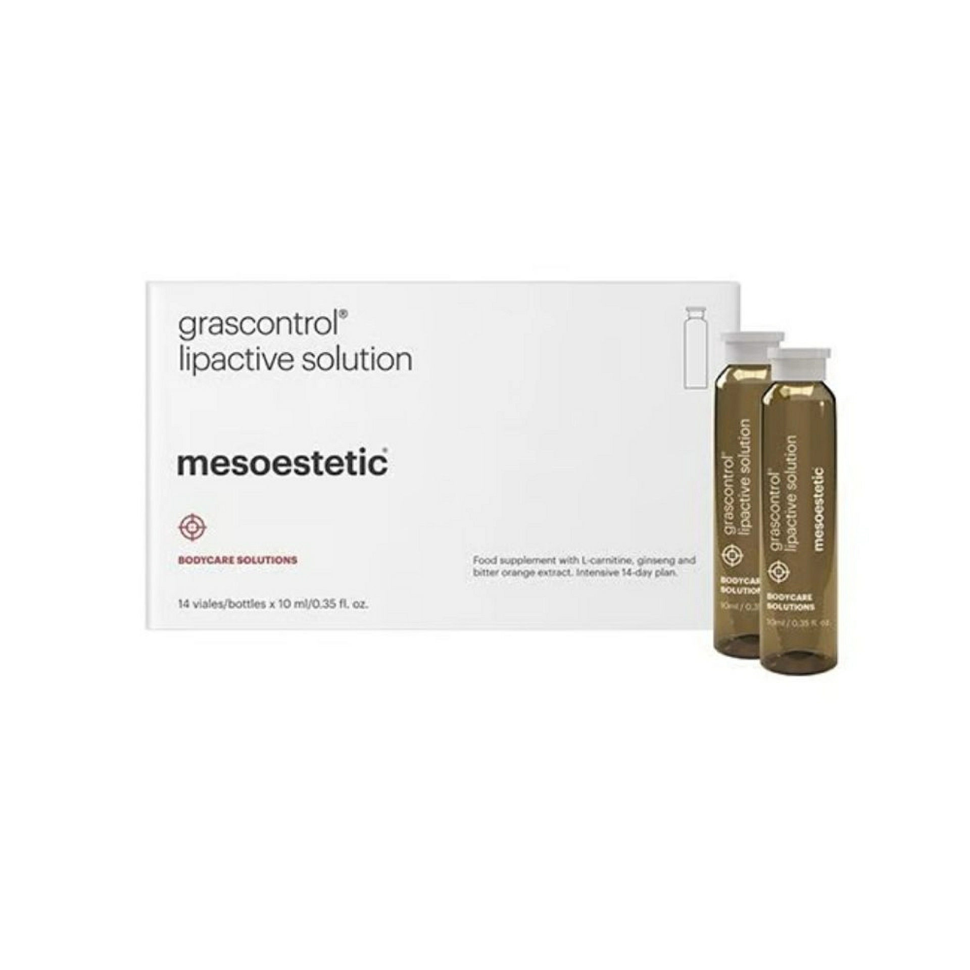 lipactive solution | complemento alimenticio antigrasas 14x10 ml - grascontrol - mesoestetic ®