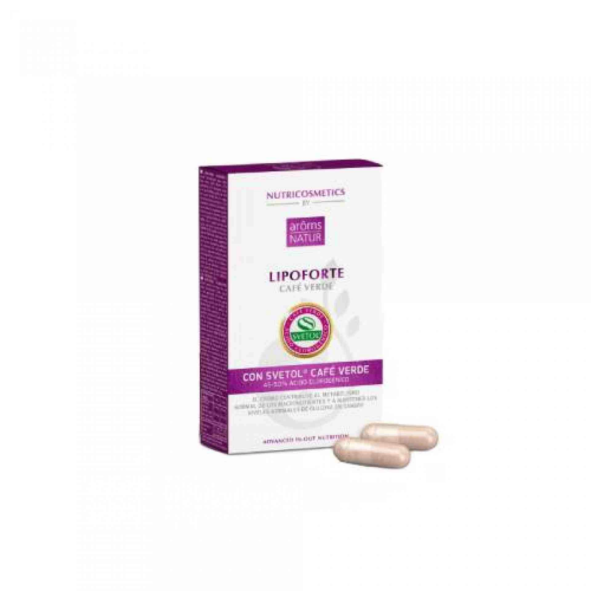 Lipoforte | Quema grasa y anticelulítico 60 caps - Nutricosméticos - Arôms Natur ®