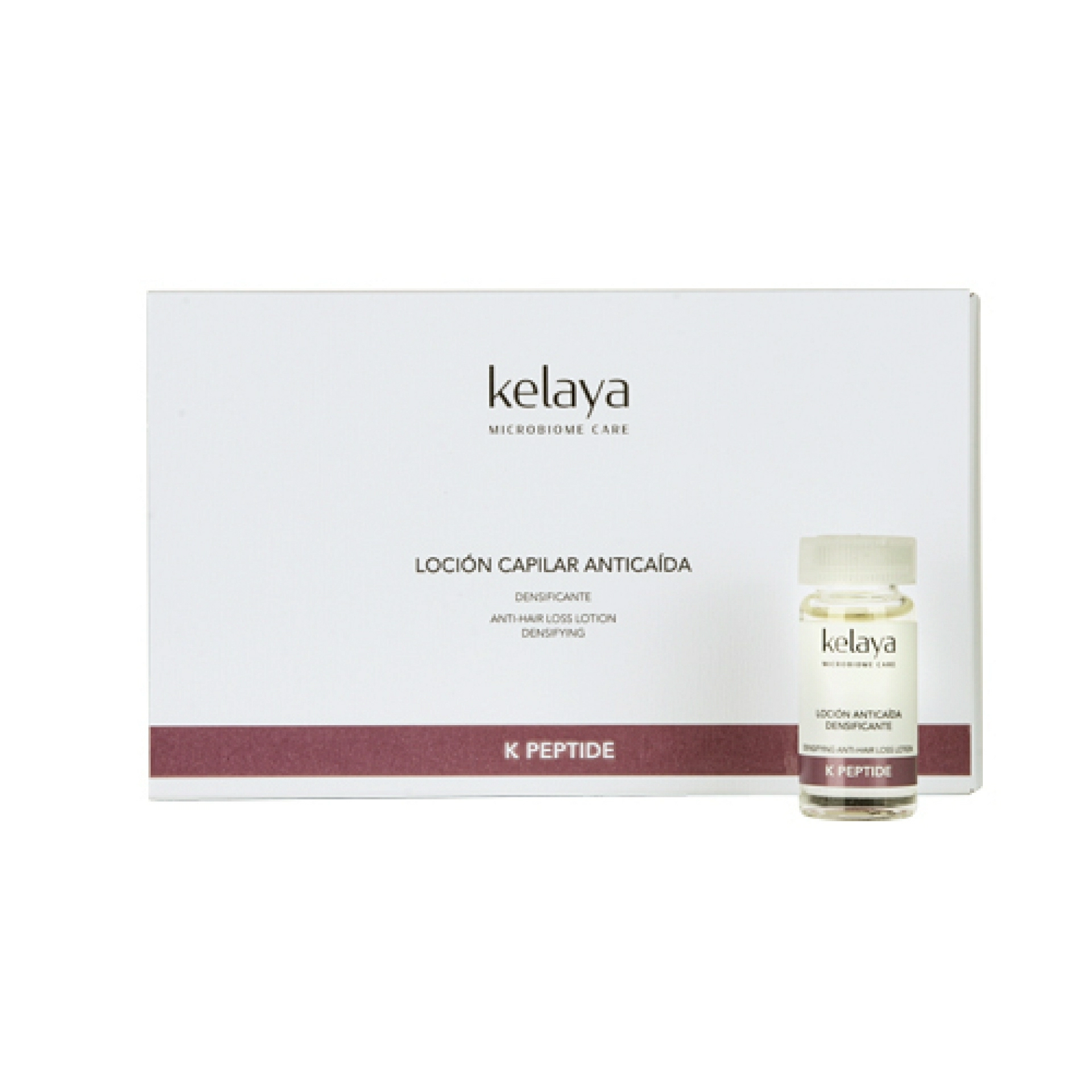 LOCIÓN CAPILAR ANTICAÍDA Densificante 6x10ml - K Peptide - Kelaya ®