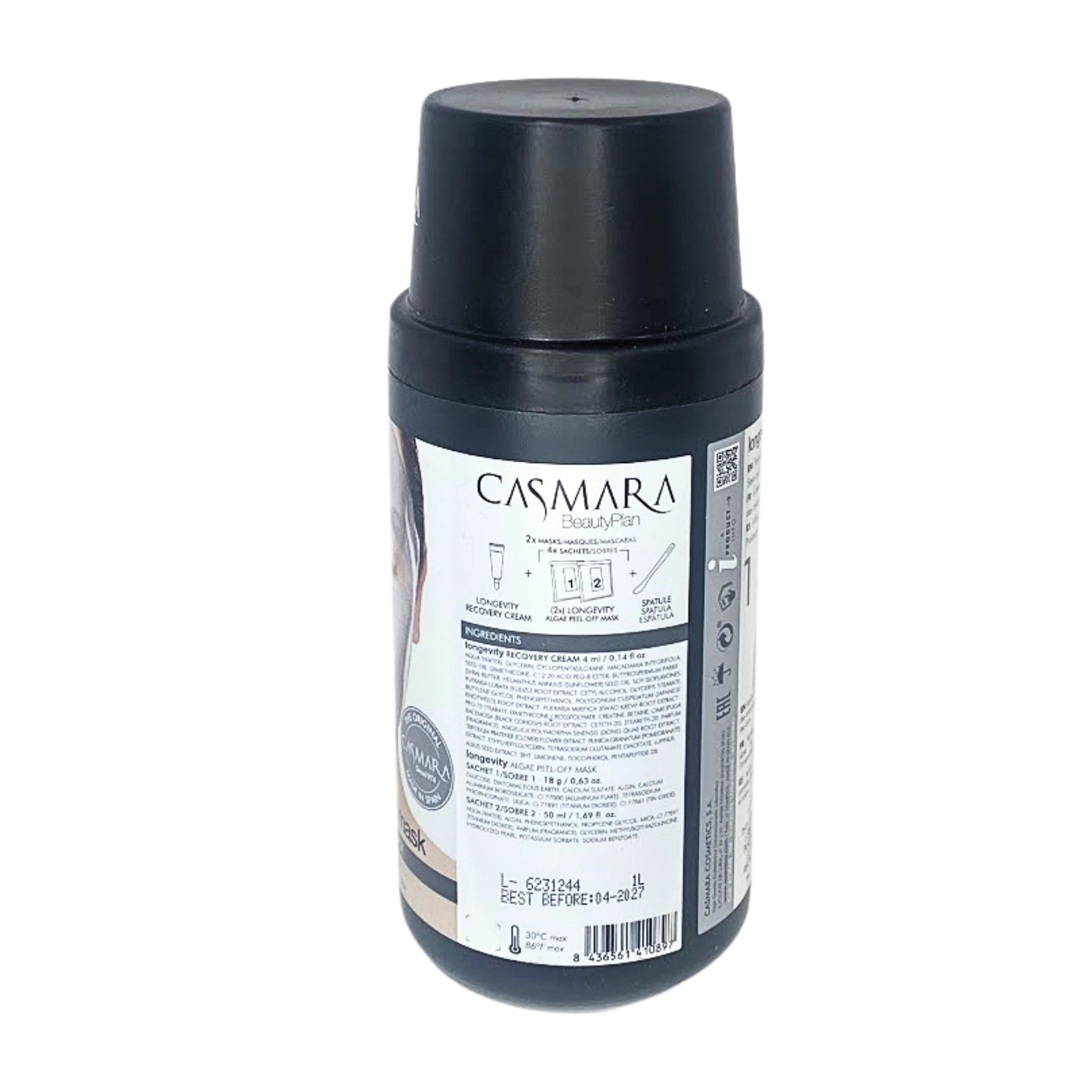 Longevity Algae Peel-Off Mask 1 unidad | Mascarilla rejuvenecedora - Casmara ®