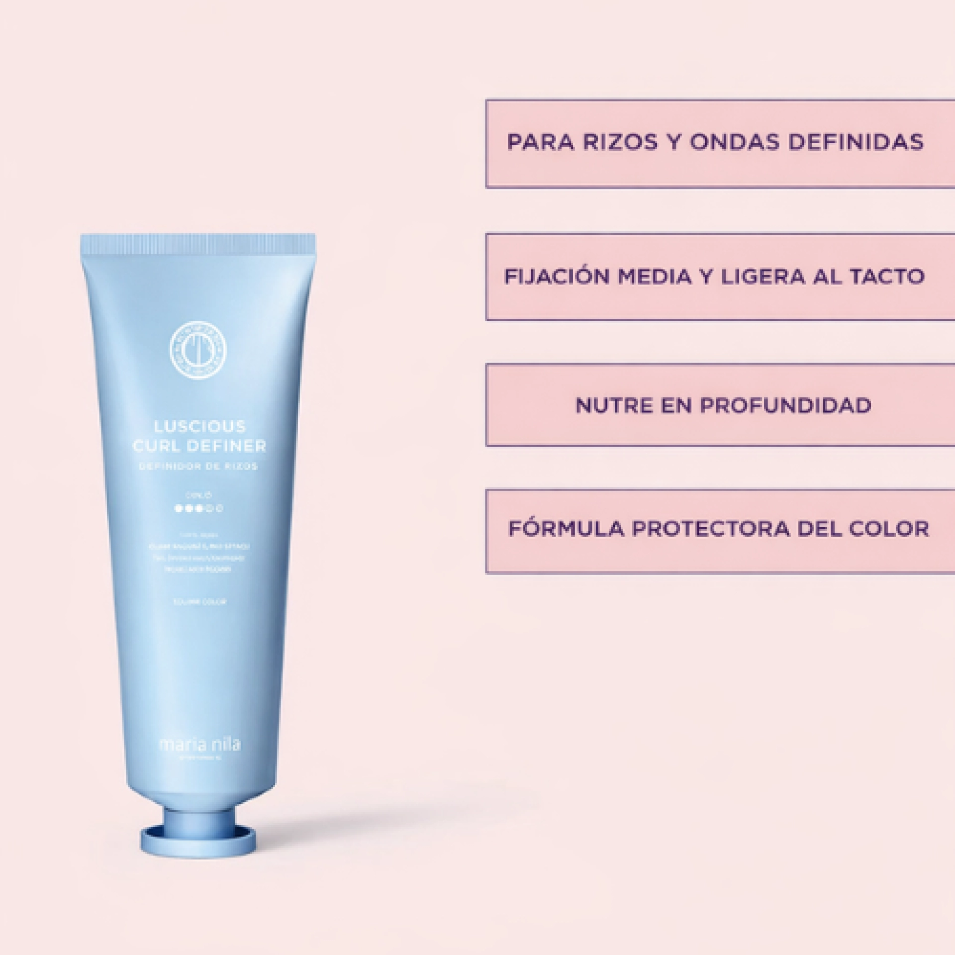 Luscious Curl Definer | Gel de Fijación Media para Rizos 125 ml - Coils & Curls - Maria Nila ®