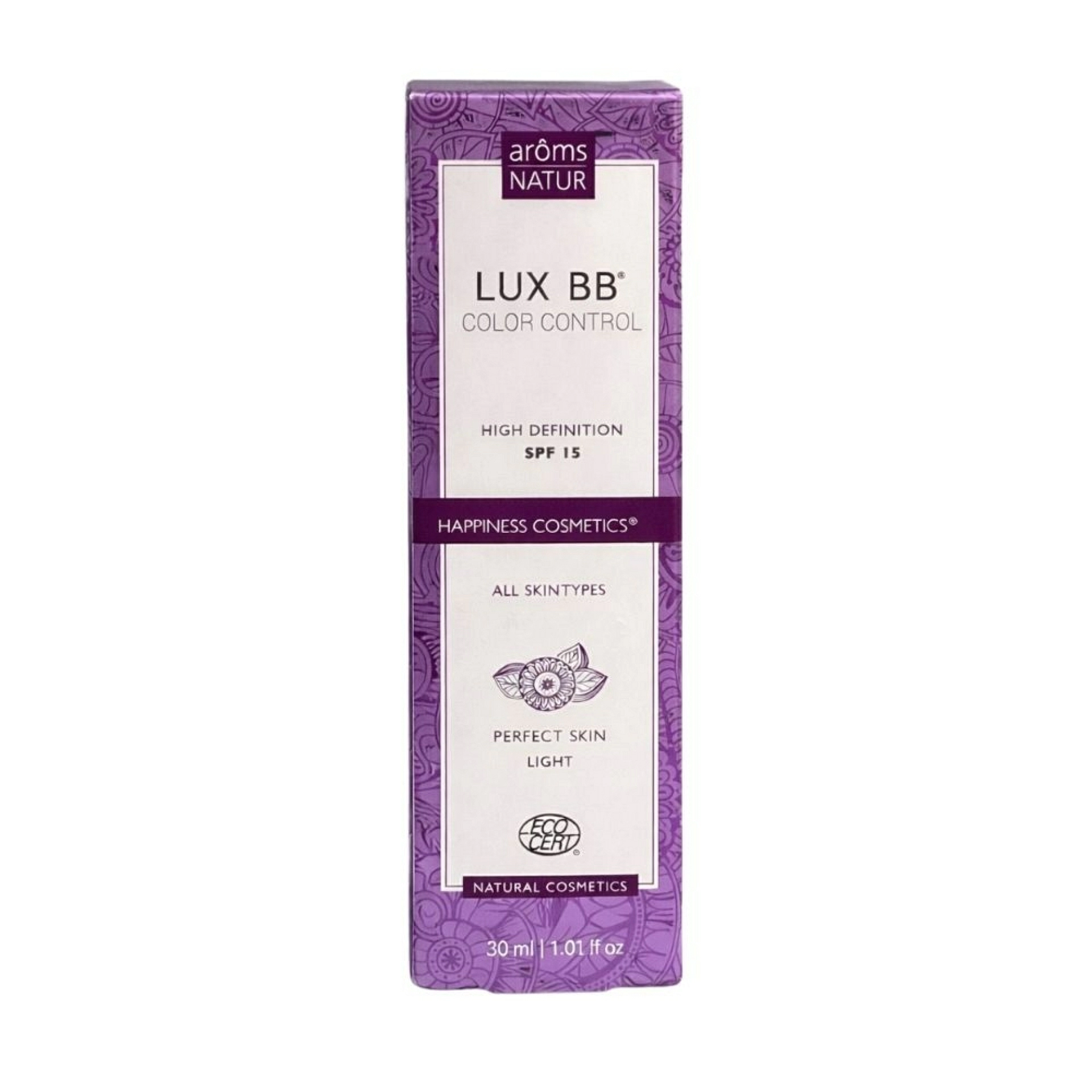 Lux BB - Control Color SPF15 | BB Cream 40ml - Happiness Cosmetics - Arôms Natur ®