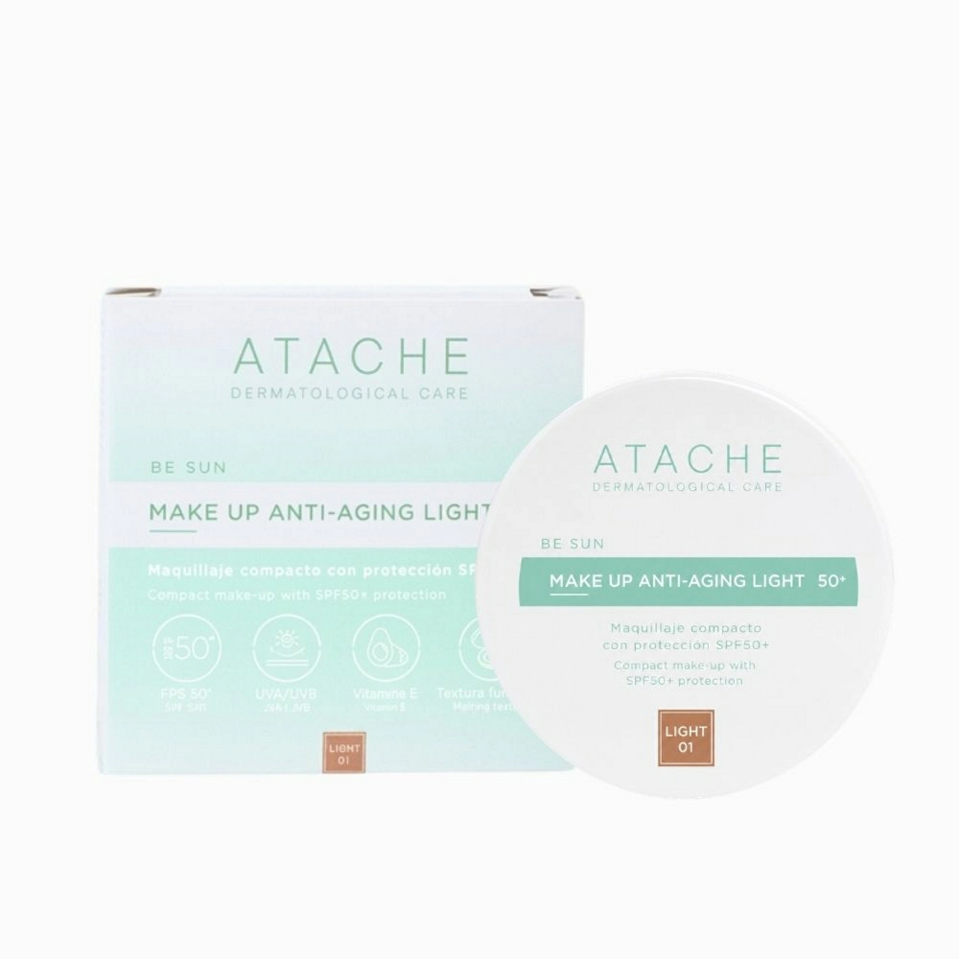 Make Up Anti-Aging SPF50 | Maquillaje Antiedad - Be Sun - Atache ®