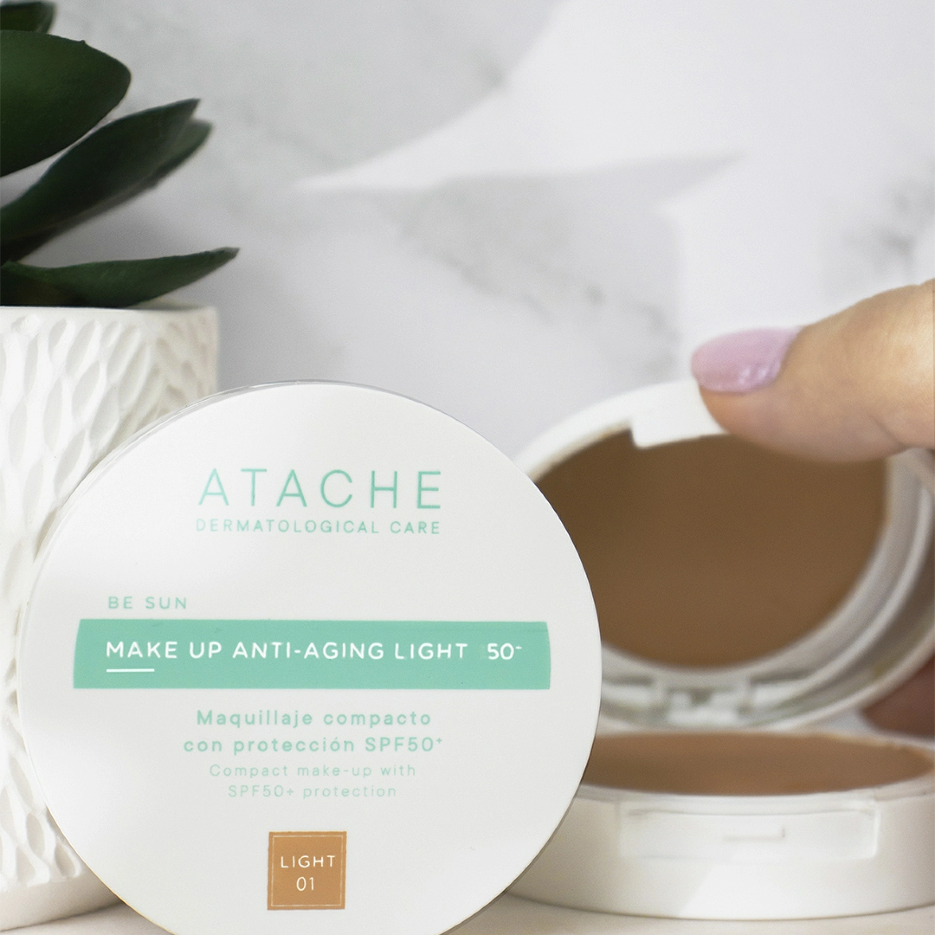 Make Up Anti-Aging SPF50 | Maquillaje Antiedad - Be Sun - Atache ®
