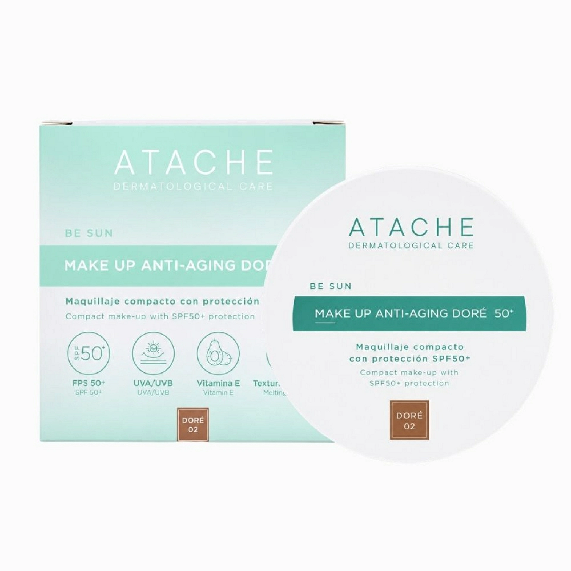 Make Up Anti-Aging SPF50 | Maquillaje Antiedad - Be Sun - Atache ®