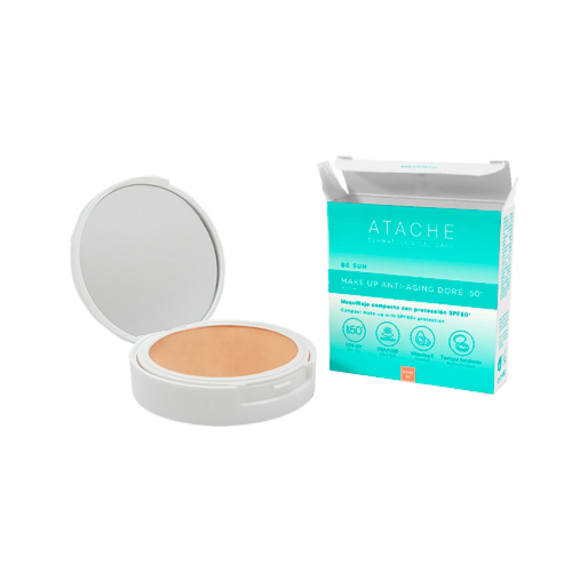 Make Up Anti-Aging SPF50 | Maquillaje Antiedad - Be Sun - Atache ®