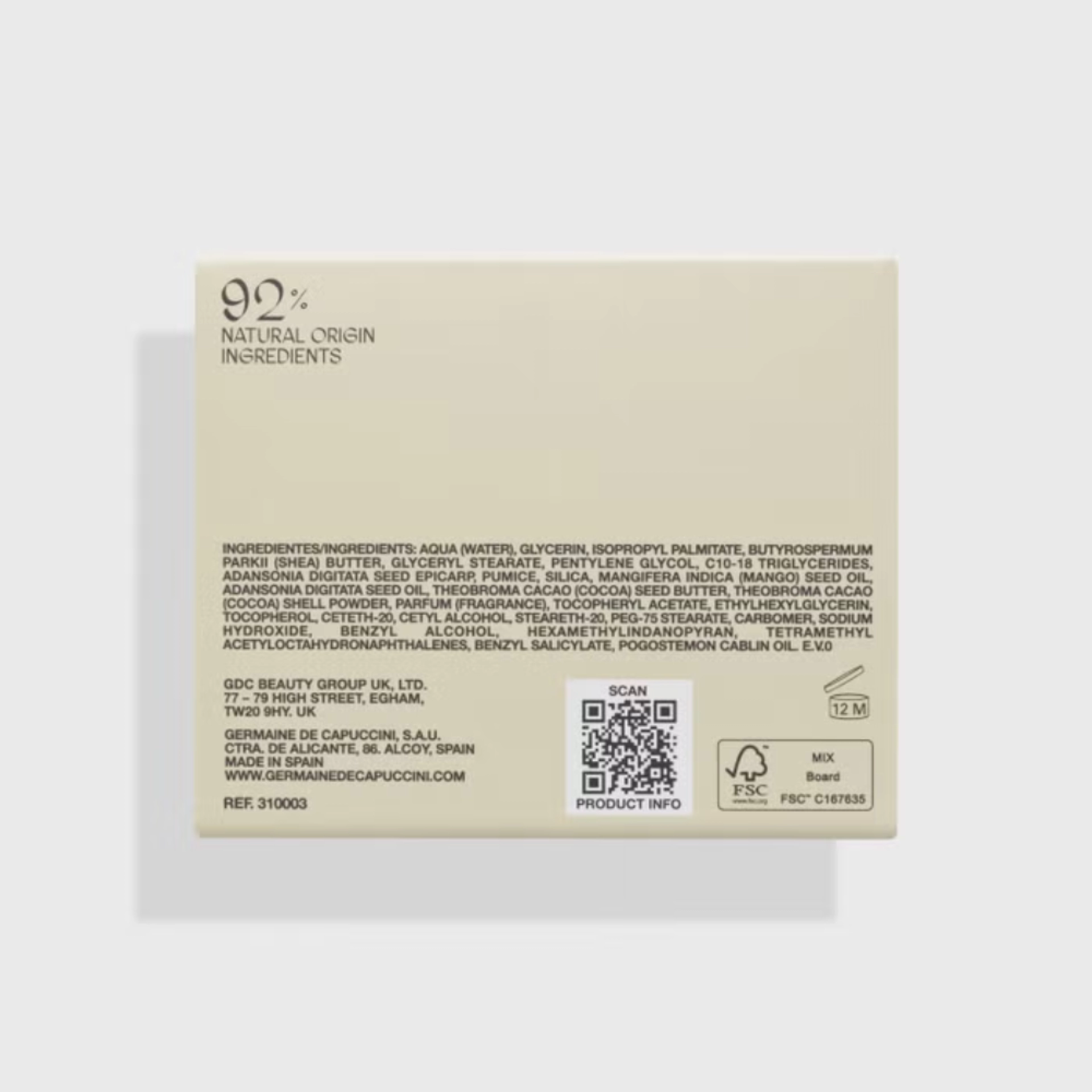 Manteca Exfoliante Iluminadora Corporal 100ml - Sperience - Germaine de Capuccini ®