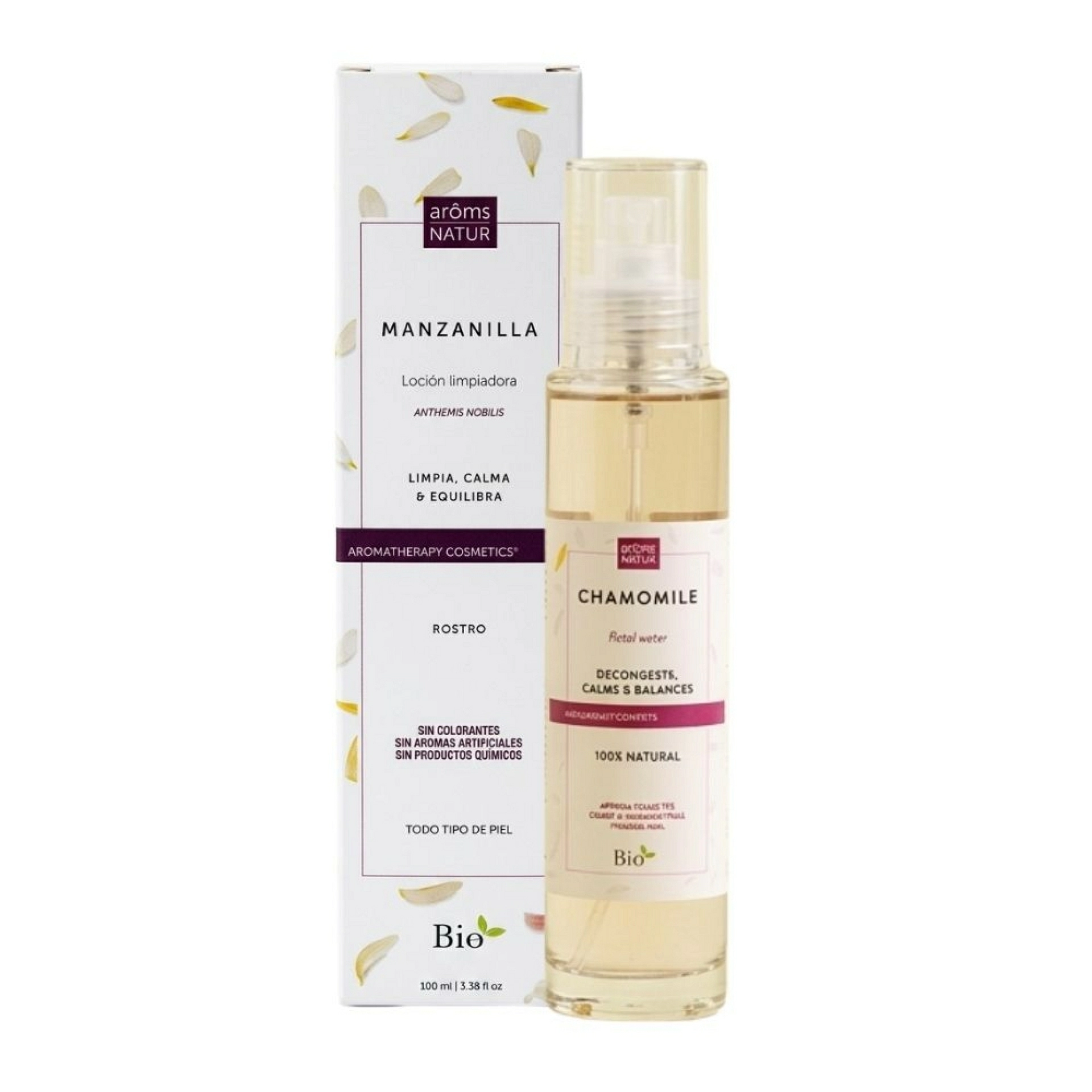 Manzanilla Romana | Agua floral descongestiva 100ml - Hidrolatos - Arôms Natur ®