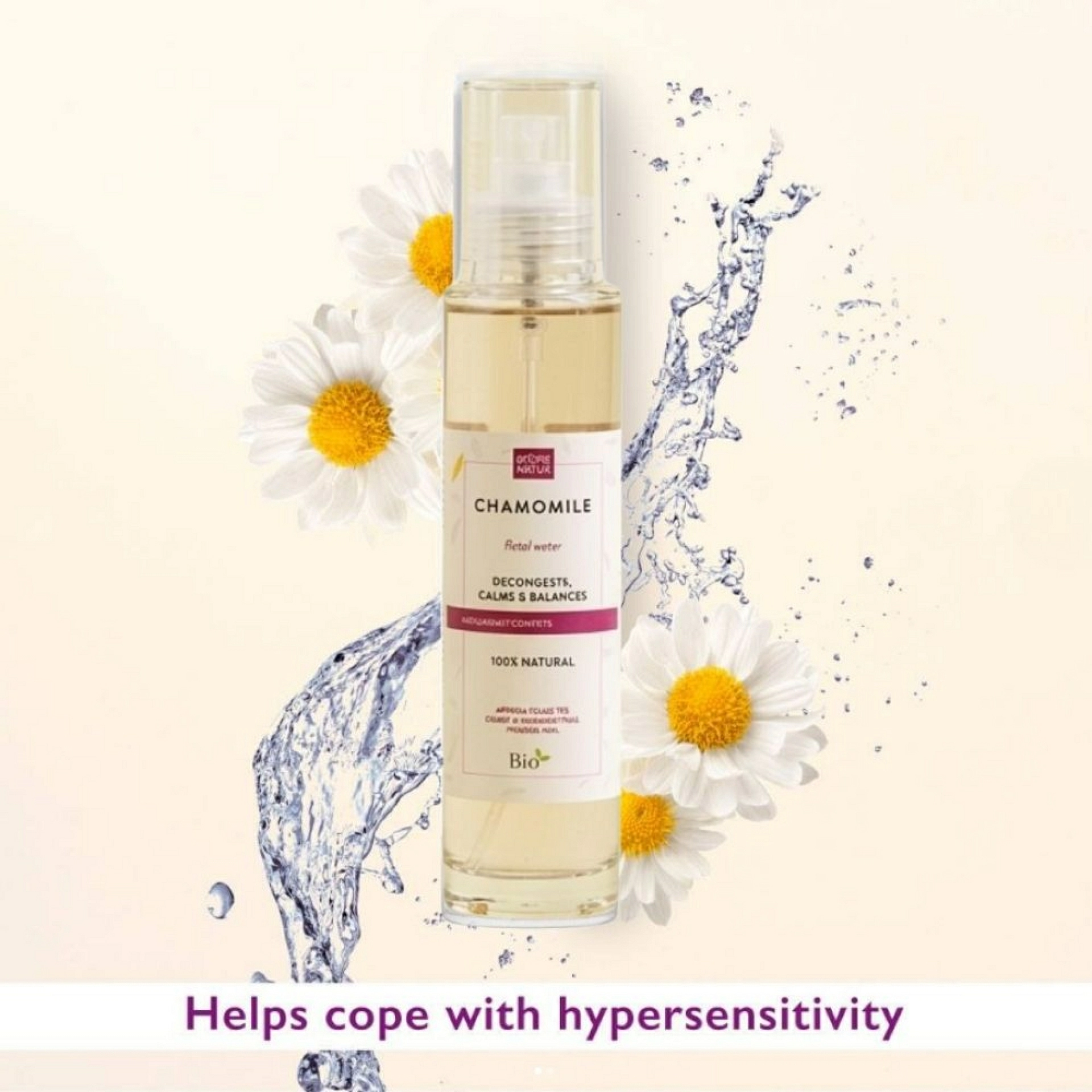 Manzanilla Romana | Agua floral descongestiva 100ml - Hidrolatos - Arôms Natur ®