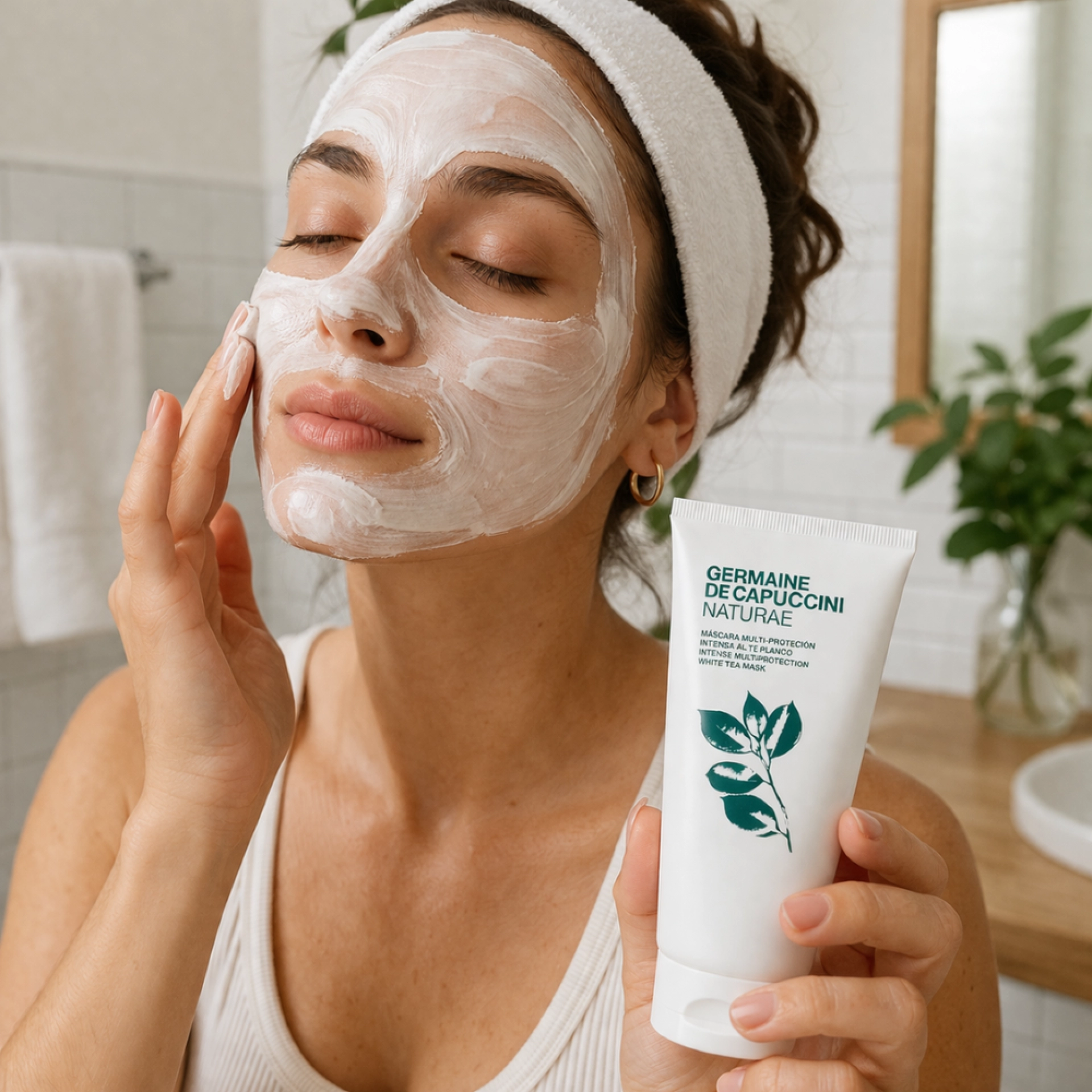 Máscara Facial Multi-Protección al Té Blanco 150 ml - Naturae - Germaine de Capuccini ®