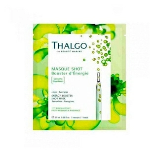 Masque Shot Booster Énergie | Mascarilla Energizante 20ml - Spiruline Boost - Thalgo ®
