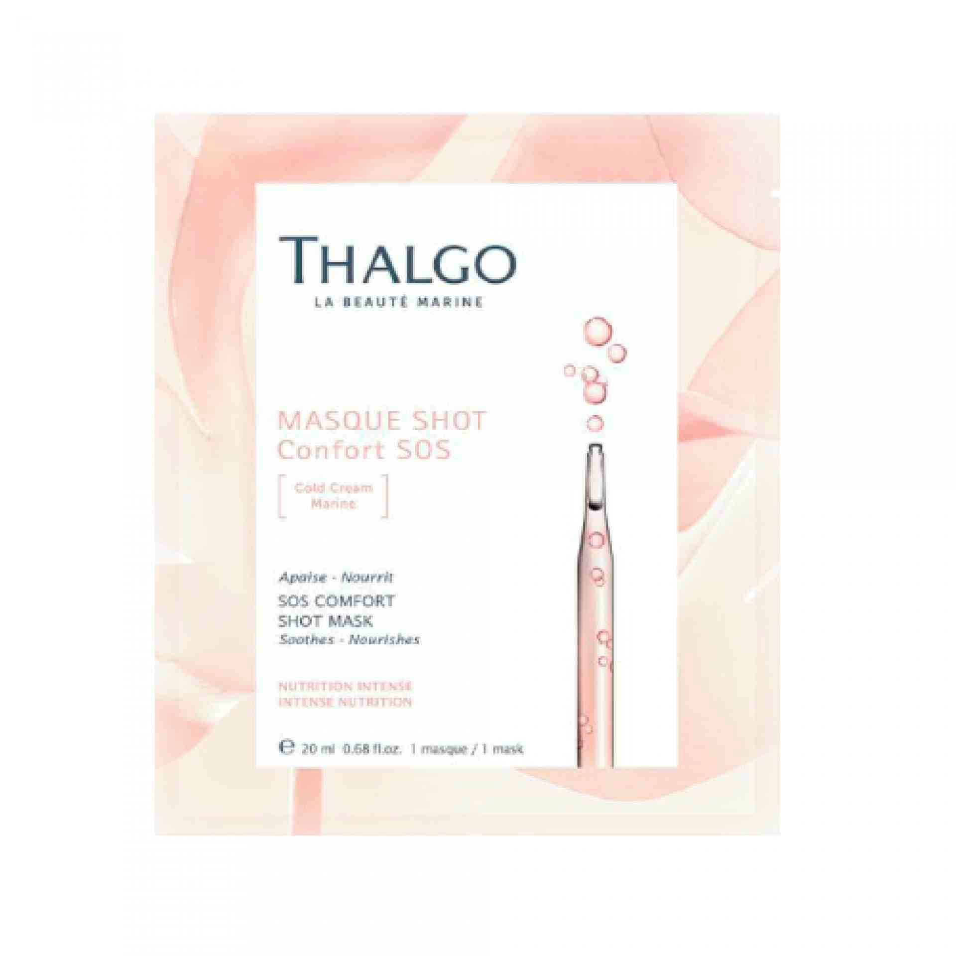 Masque Shot Confort SOS | Mascarilla Facial 20 ml - Cold Cream Marine - Thalgo ®
