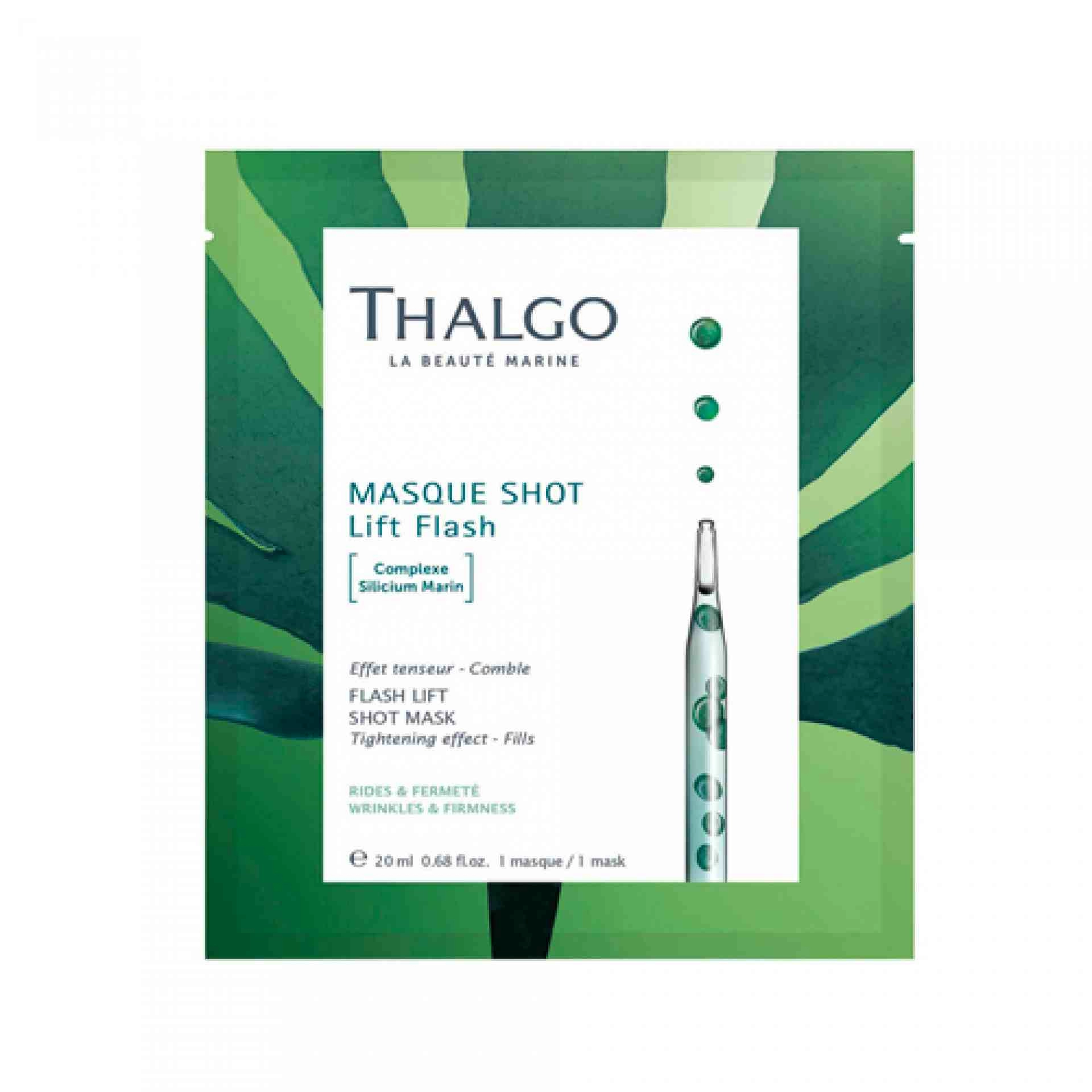 Masque Shot Lift Flash | Mascarilla Reafirmante 20ml - Silicium Marin - Thalgo ®