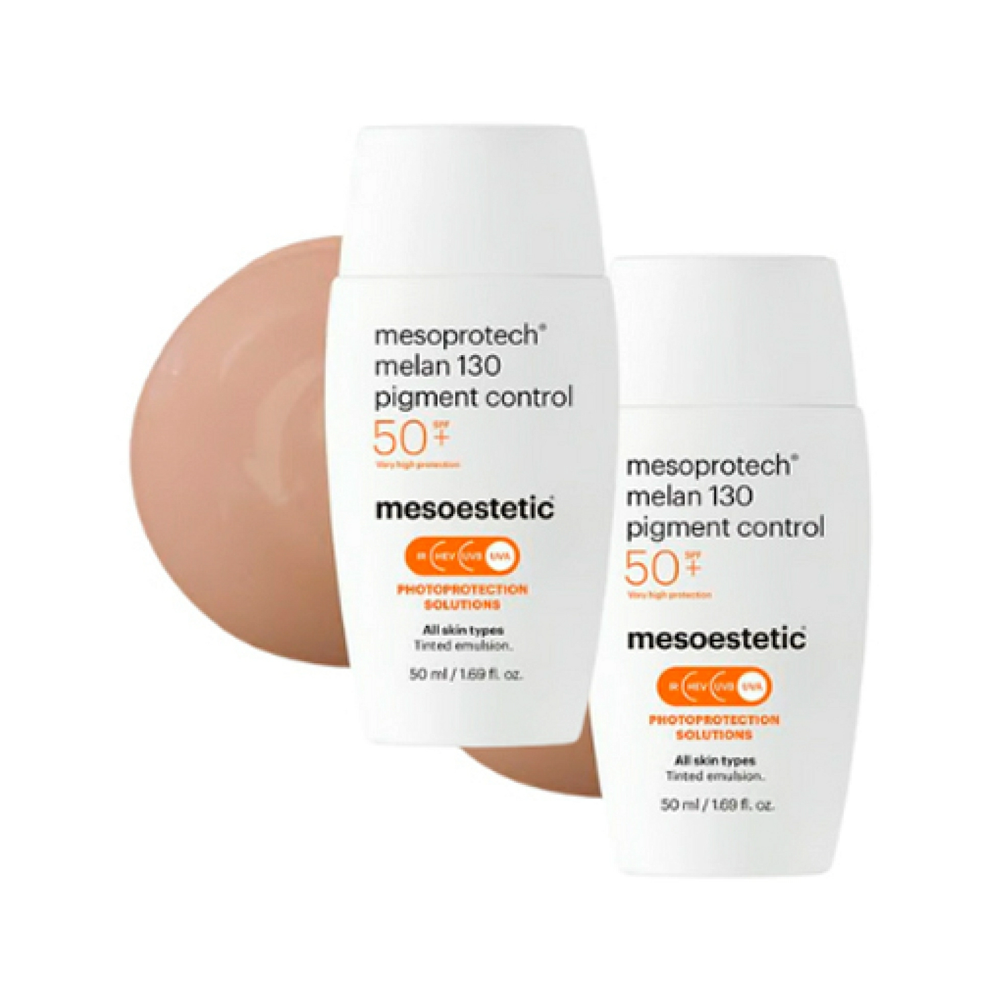 Melan 130+ pigment control | Protector con color 50ml - Photoprotection Solutions - mesoestetic ®