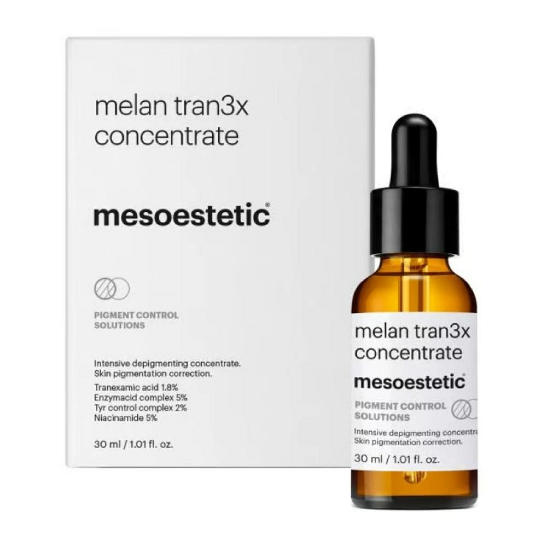 Melan Tran3x Concentrate | Serum Despigmentante 30ml - Pigment Control Solutions - Mesoestetic ®