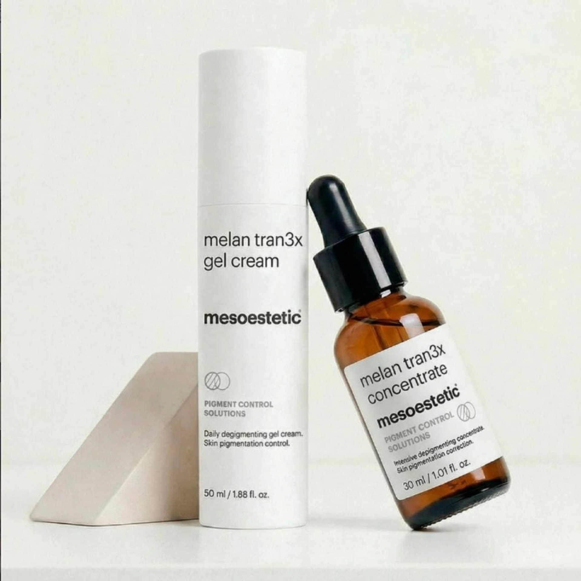 Melan Tran3x Gel Cream | Crema Despigmentante 50ml - Pigment Control Solutions - Mesoestetic ®