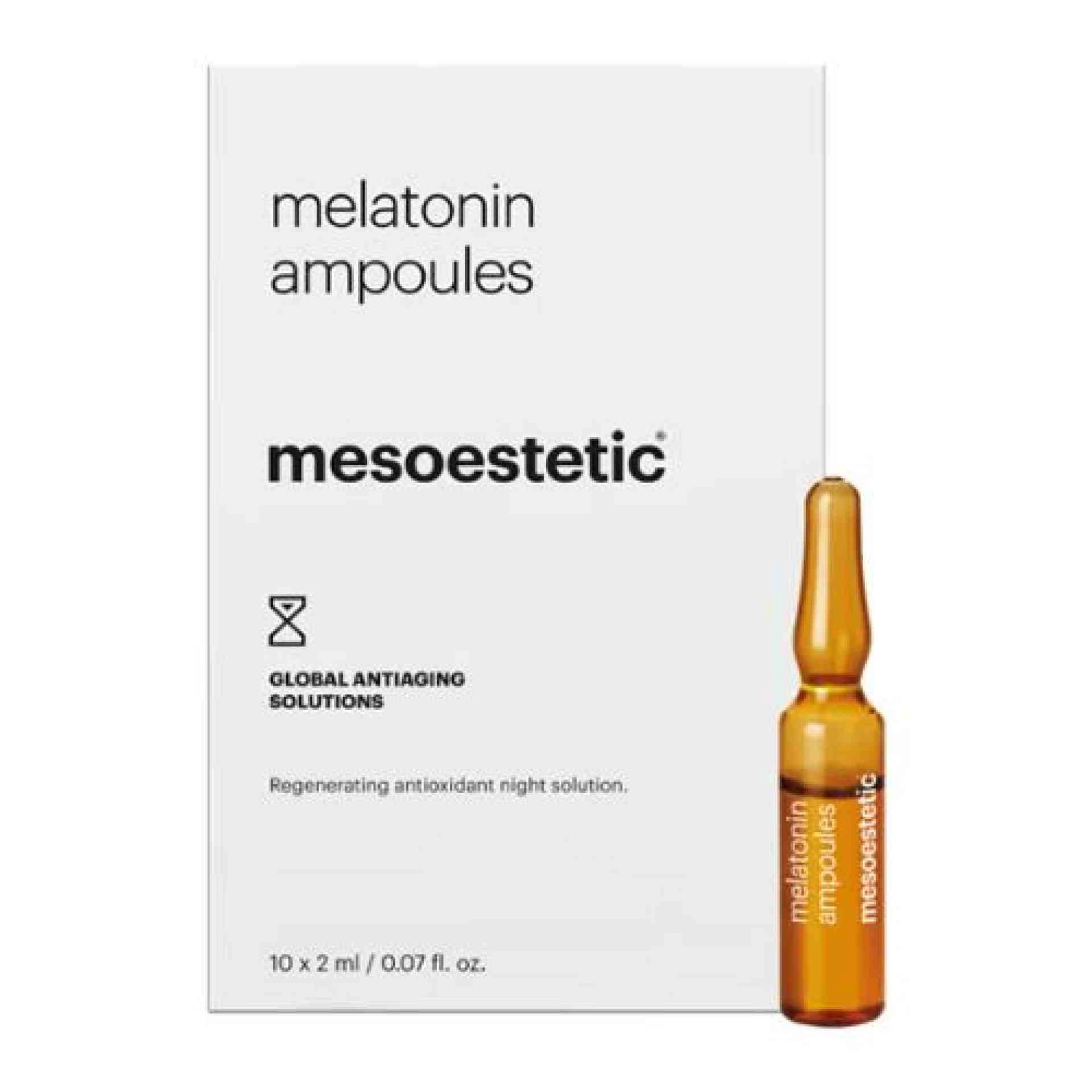 Melatonin Ampoules | Ampollas Regeneradoras 10x2ml - Mesoestetic ®